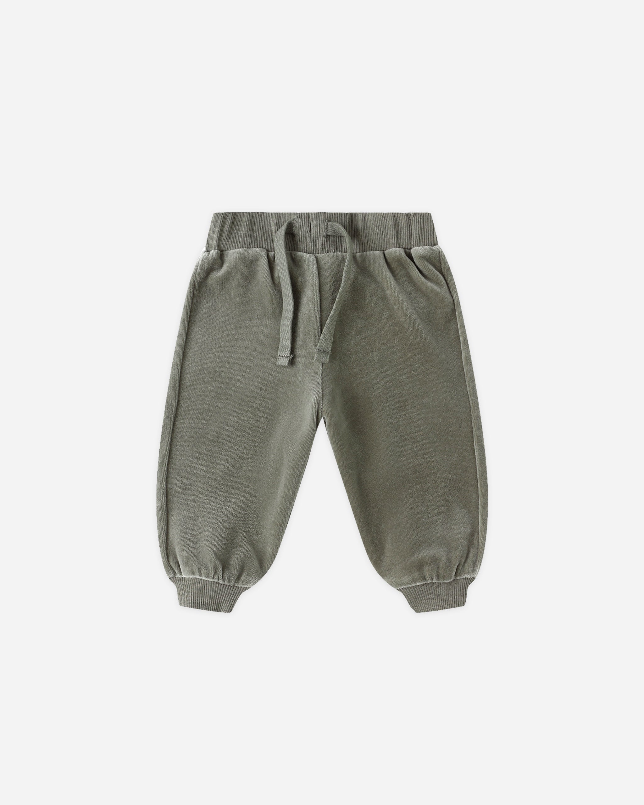 Rylee + Cru ライリーアンドクルー ベビー服 子供服  ベロア リラックス スウェットパンツ フォレスト