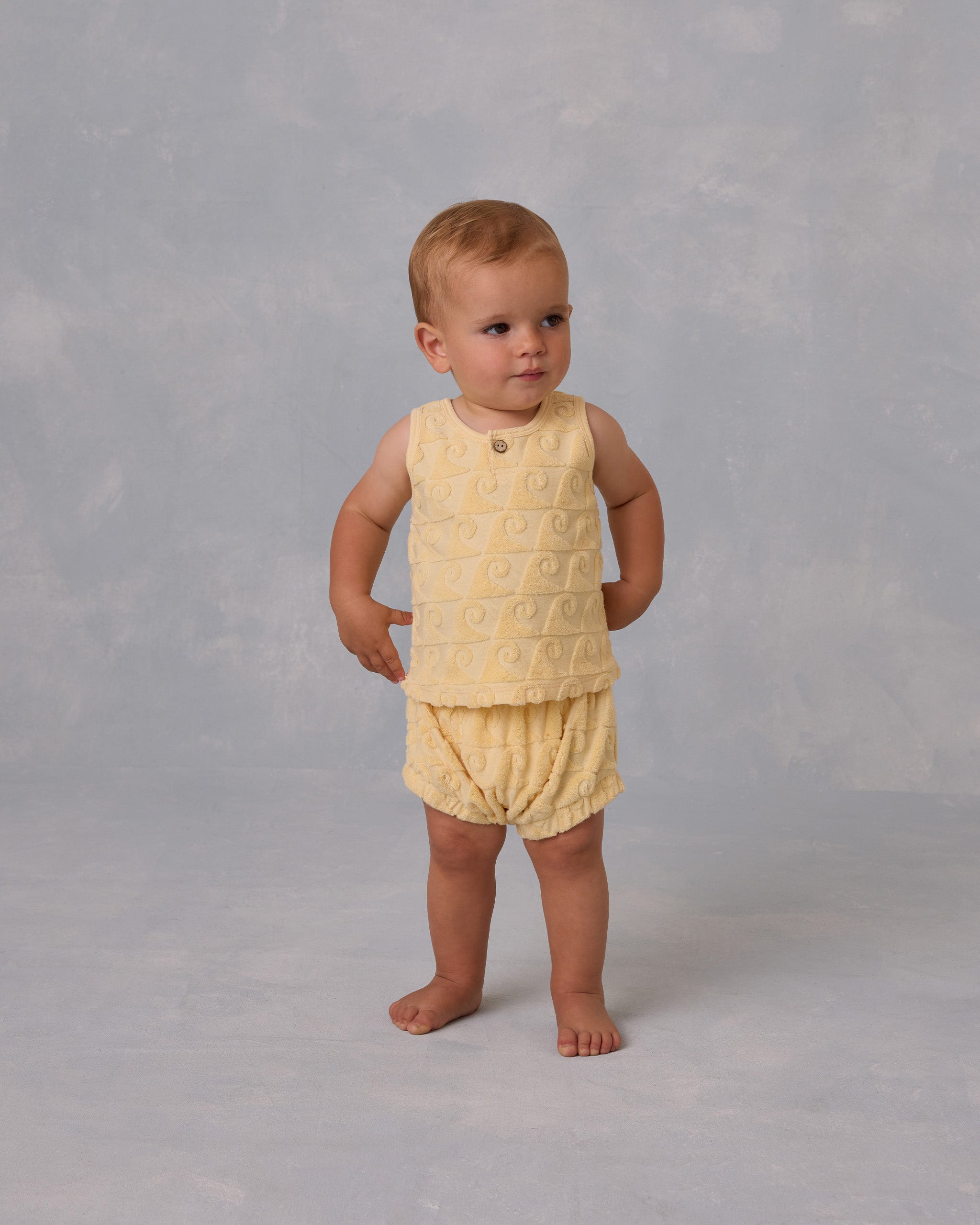 ベビータンクセット ウェーブ イエロー