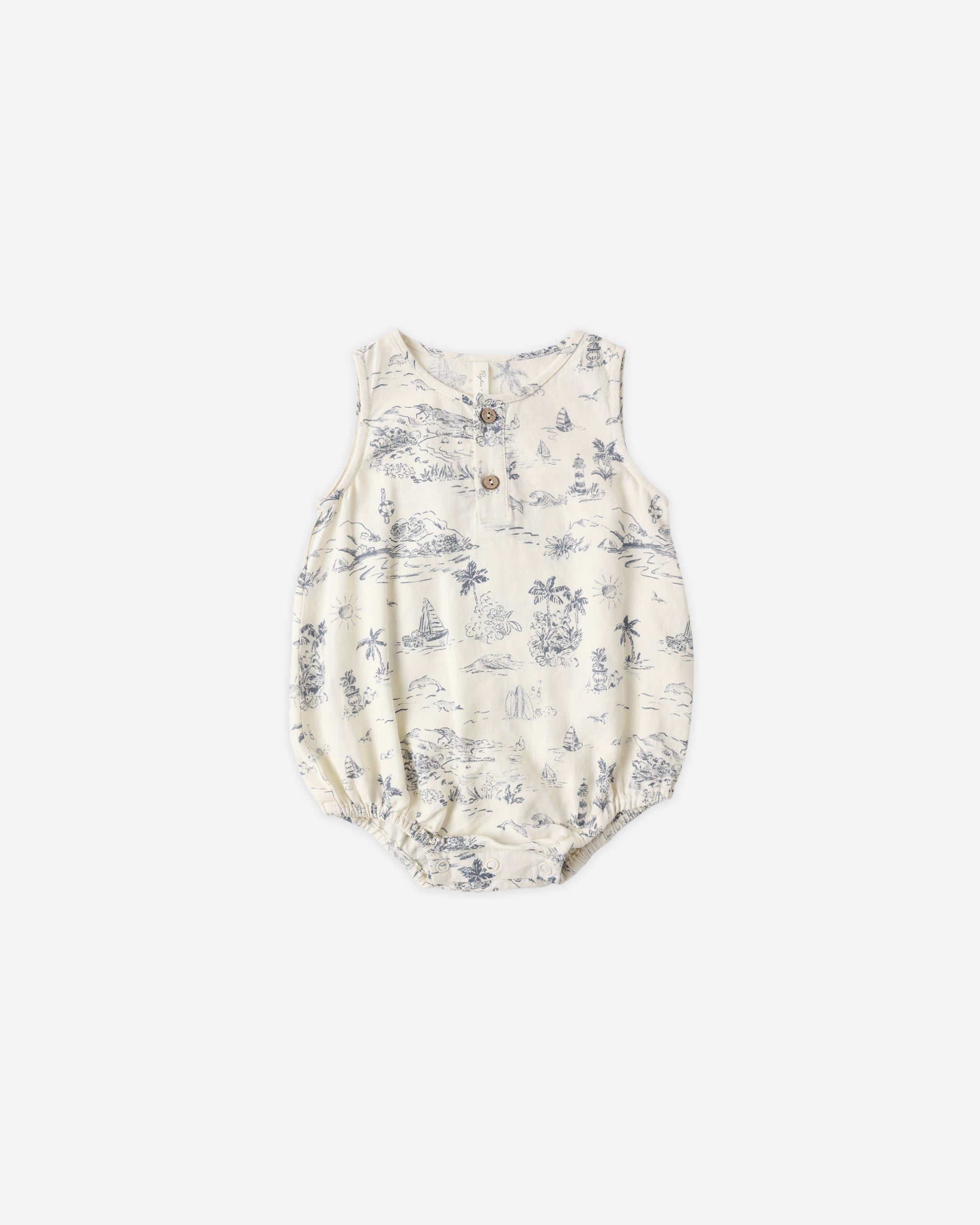 Beau Romper Ocean Toile – Rylee + Cru Japan