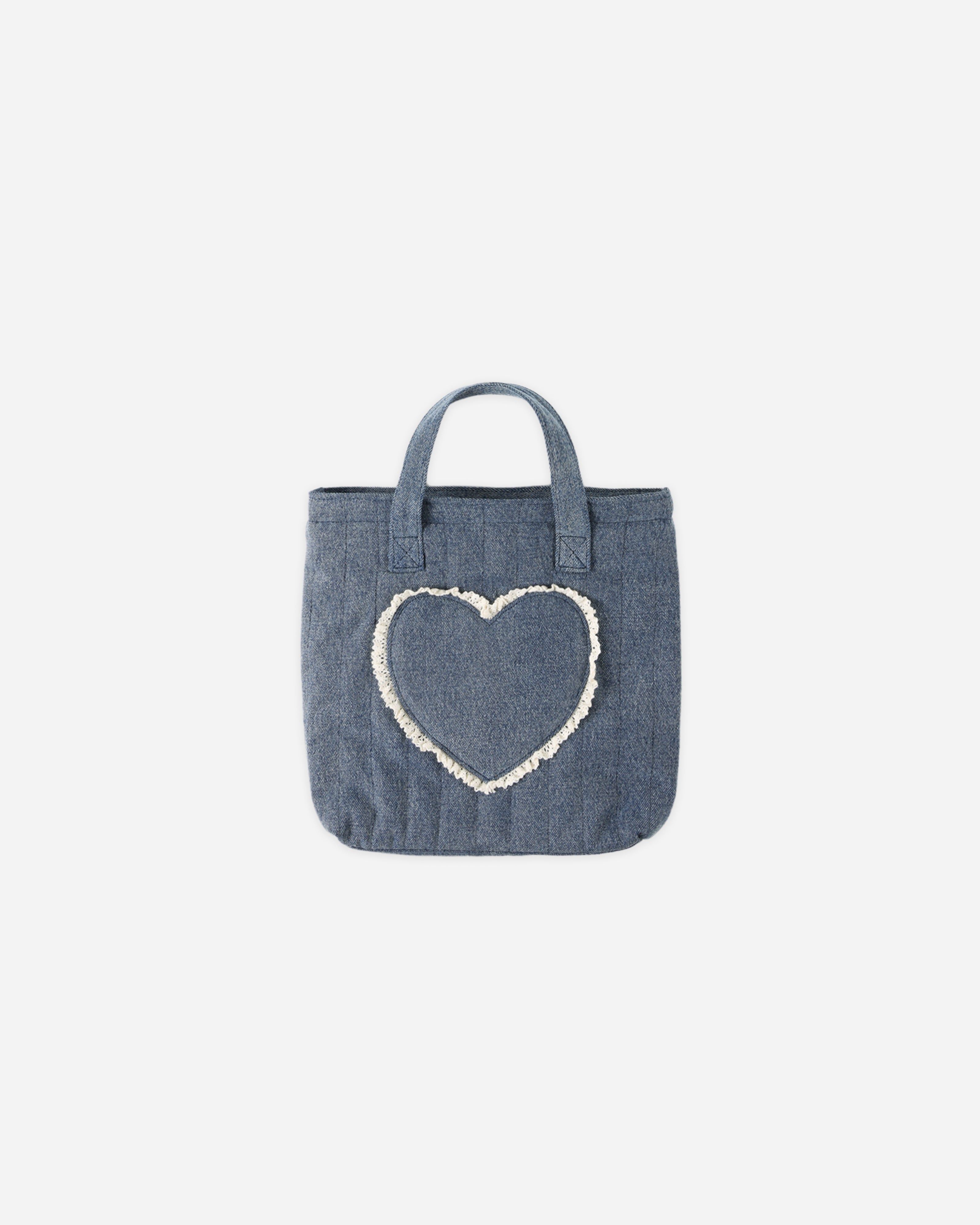 Quilted Tote Bag || Indigo Denim – Rylee + Cru Japan