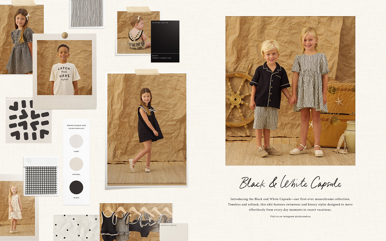 Rylee + Cru Black + White Capsule POPUP SHOP