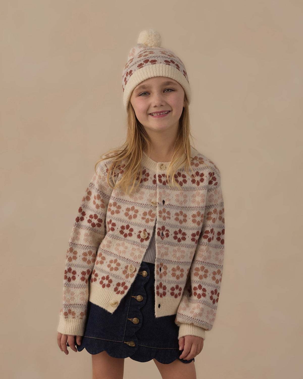 ビーニー フラワーフェアアイル