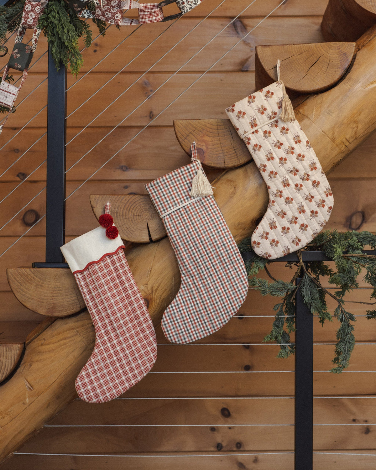 クリスマスストッキング ホリデーギンガム