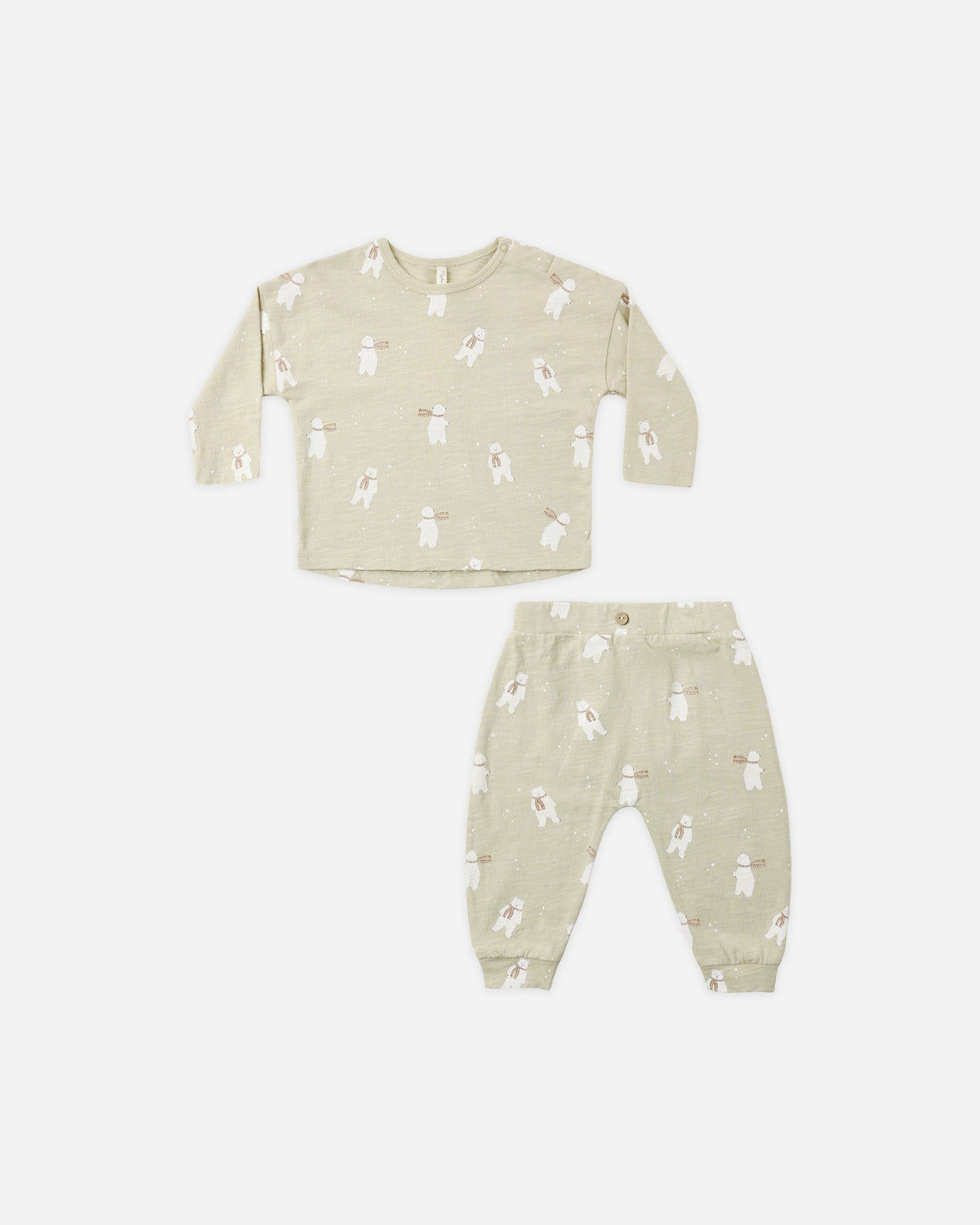 ロングスリーブTシャツ＋パンツセット ポーラーベア