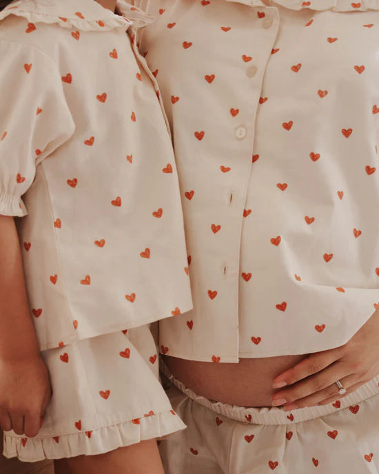 Delilah Pajama Set || Hearts