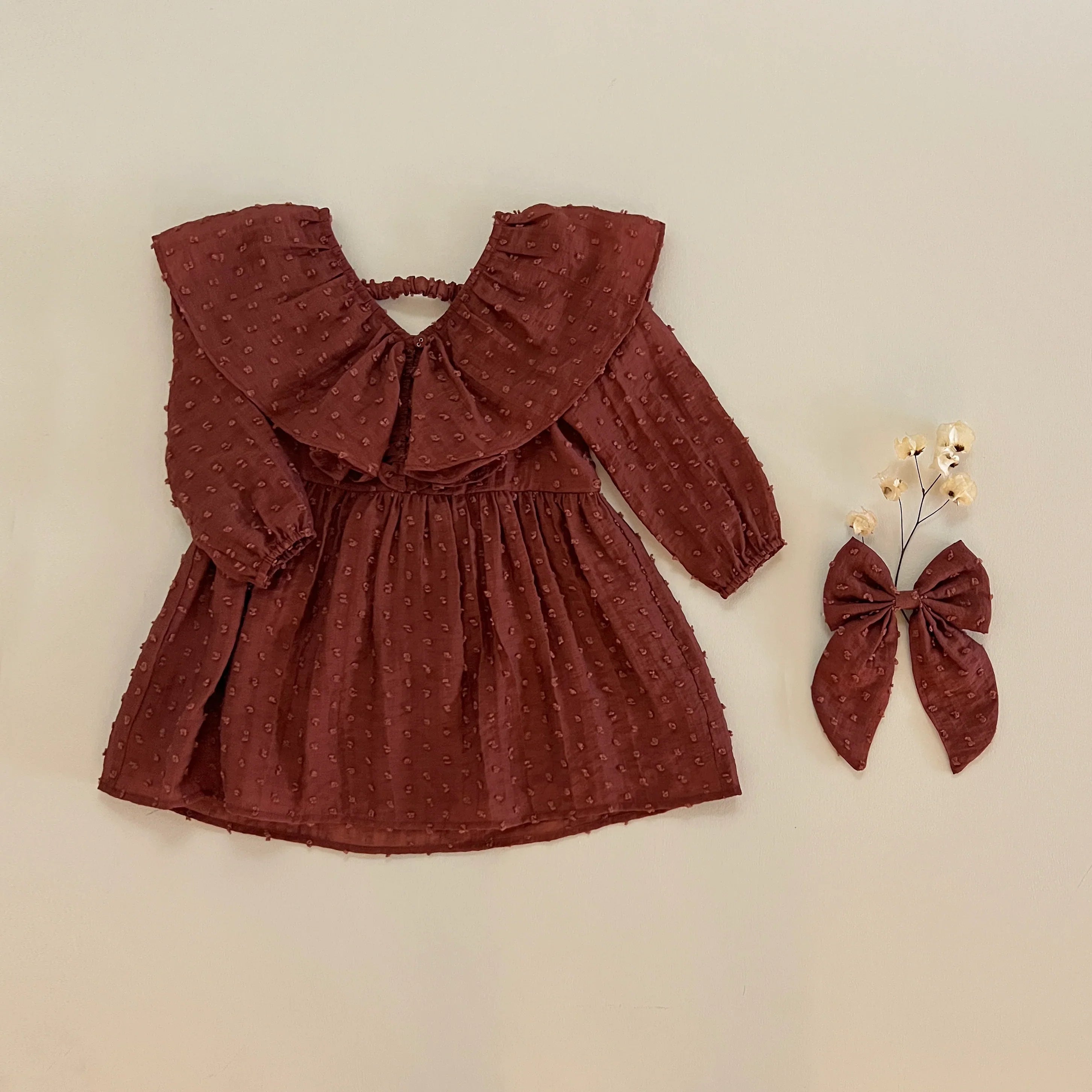 Oversized Bow || Berry