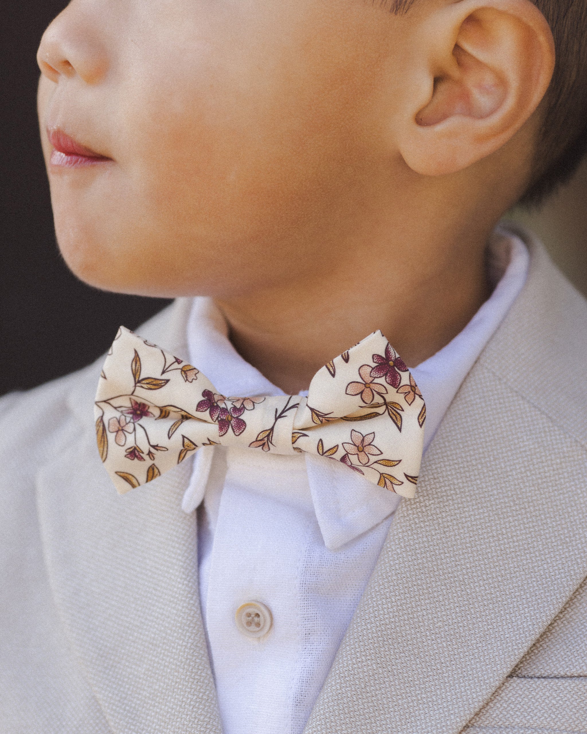 Engraved Adult-sized Bamboo Bow Tie With Tokyo Cityscape