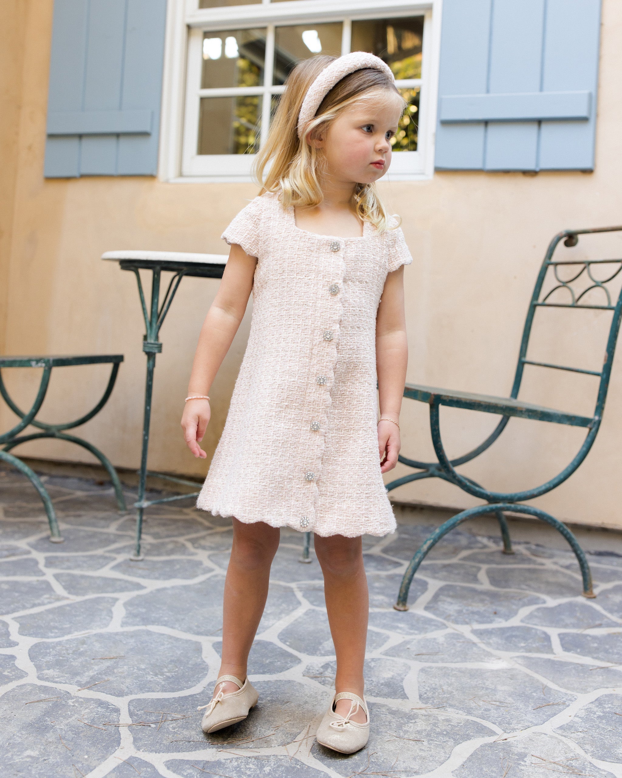 Rylee + Cru ライリーアンドクルー ベビー服 子供服  パデッドヘッドバンド　ローズ