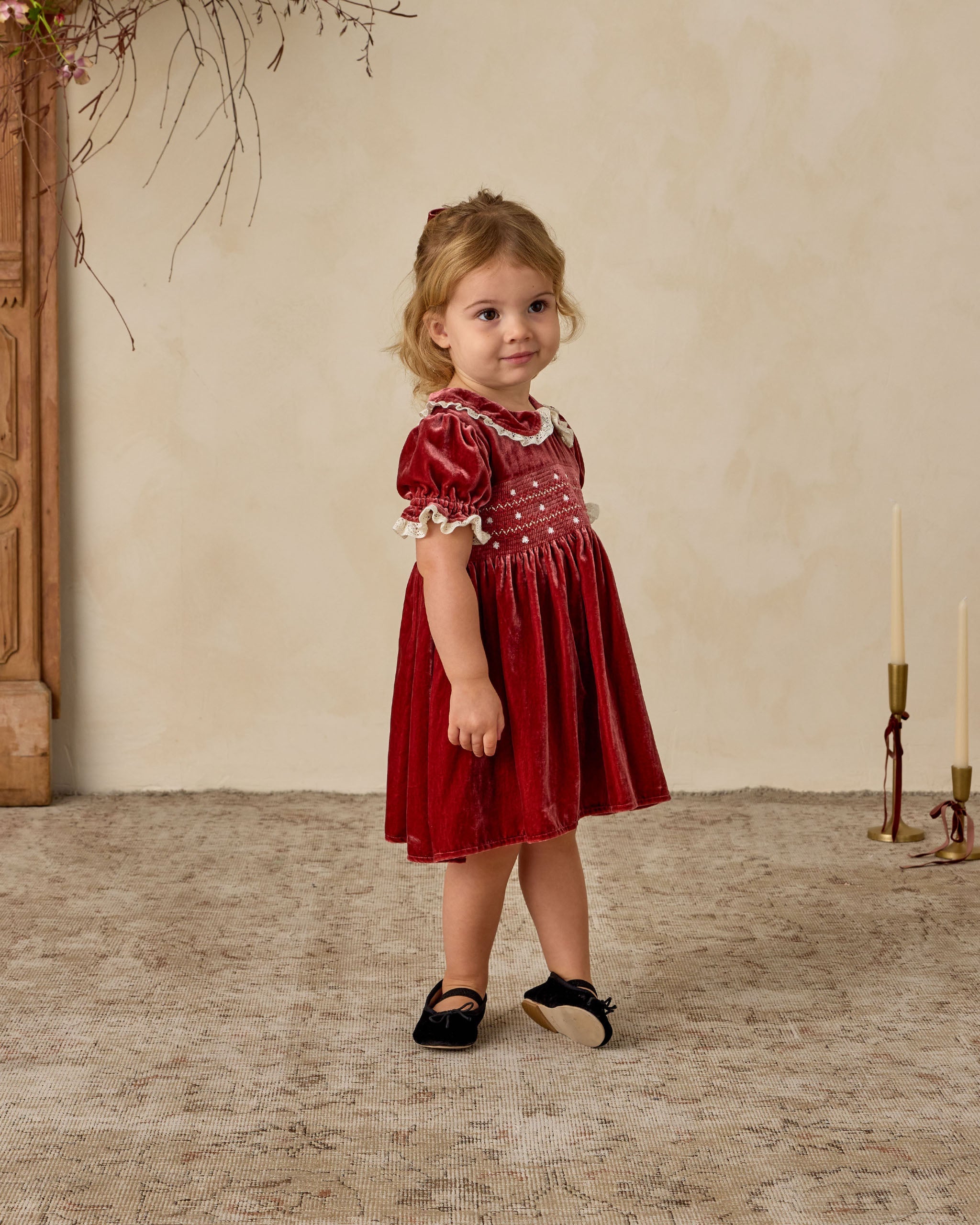 Rylee + Cru ライリーアンドクルー ベビー服 子供服  エリザベスドレス　ルビー