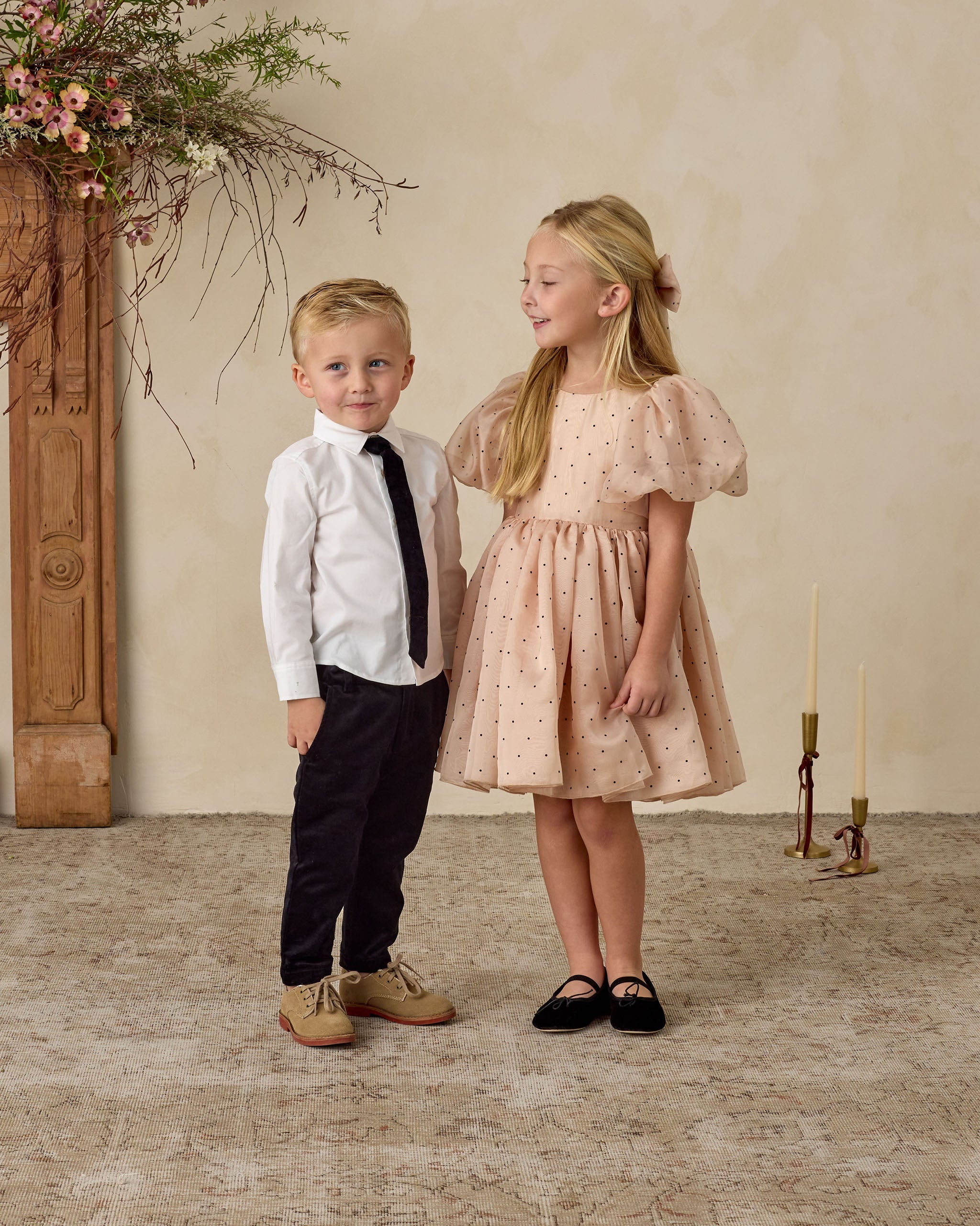 Rylee + Cru ライリーアンドクルー ベビー服 子供服  ハリソン ボタンダウン　ホワイト