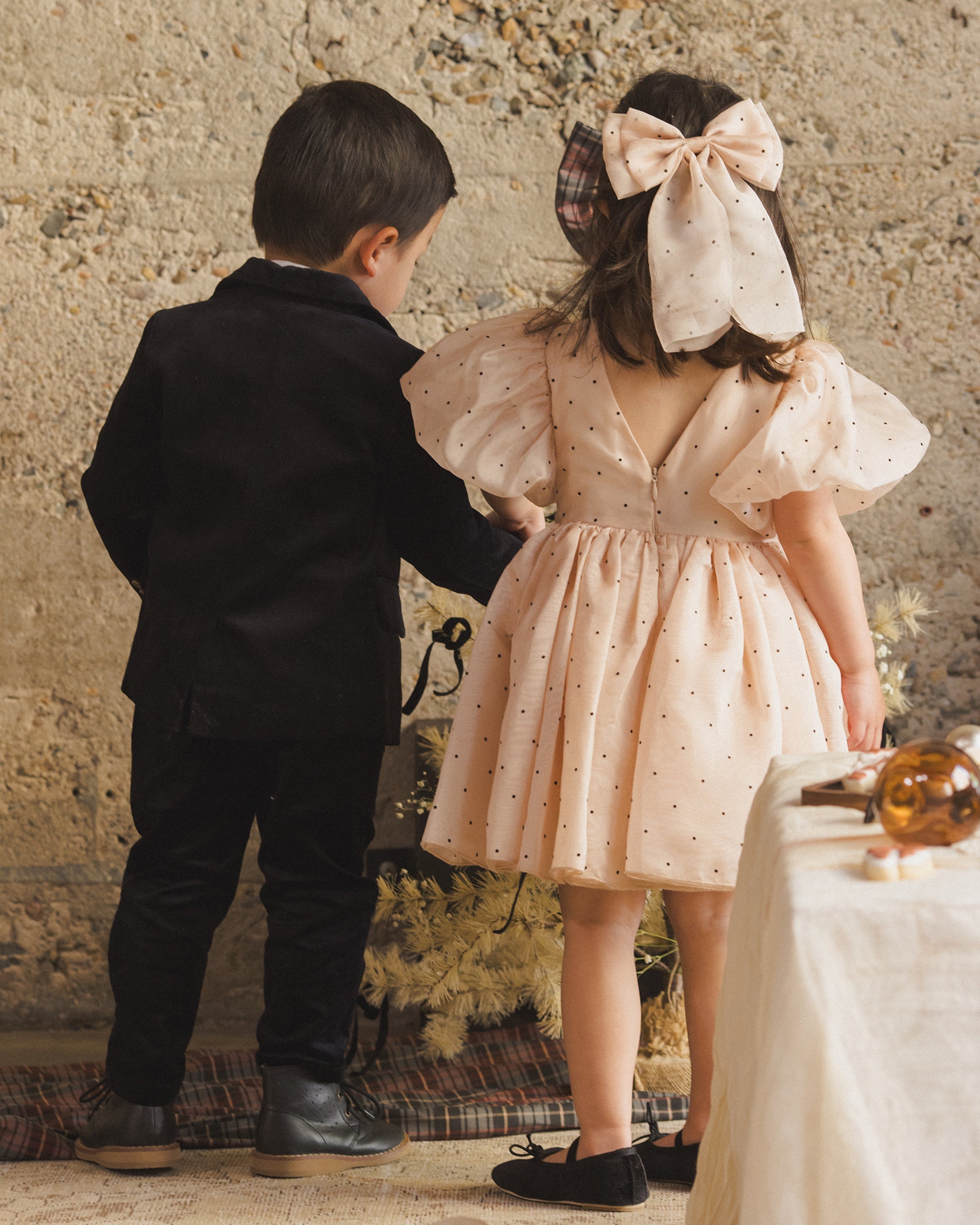 Rylee + Cru ライリーアンドクルー ベビー服 子供服  アリスボウ　フロックドット