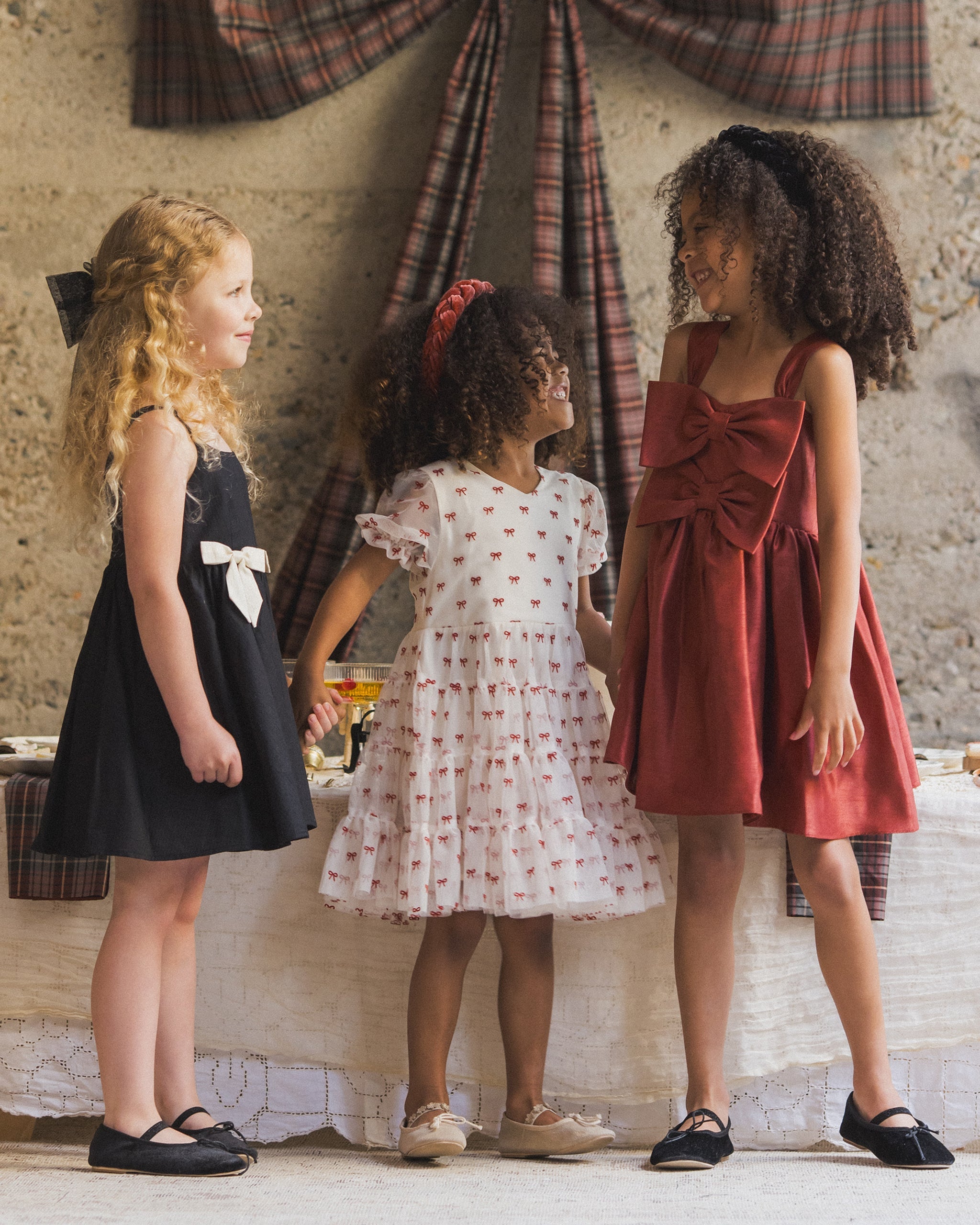 Rylee + Cru ライリーアンドクルー ベビー服 子供服  シンディドレス　ルビー