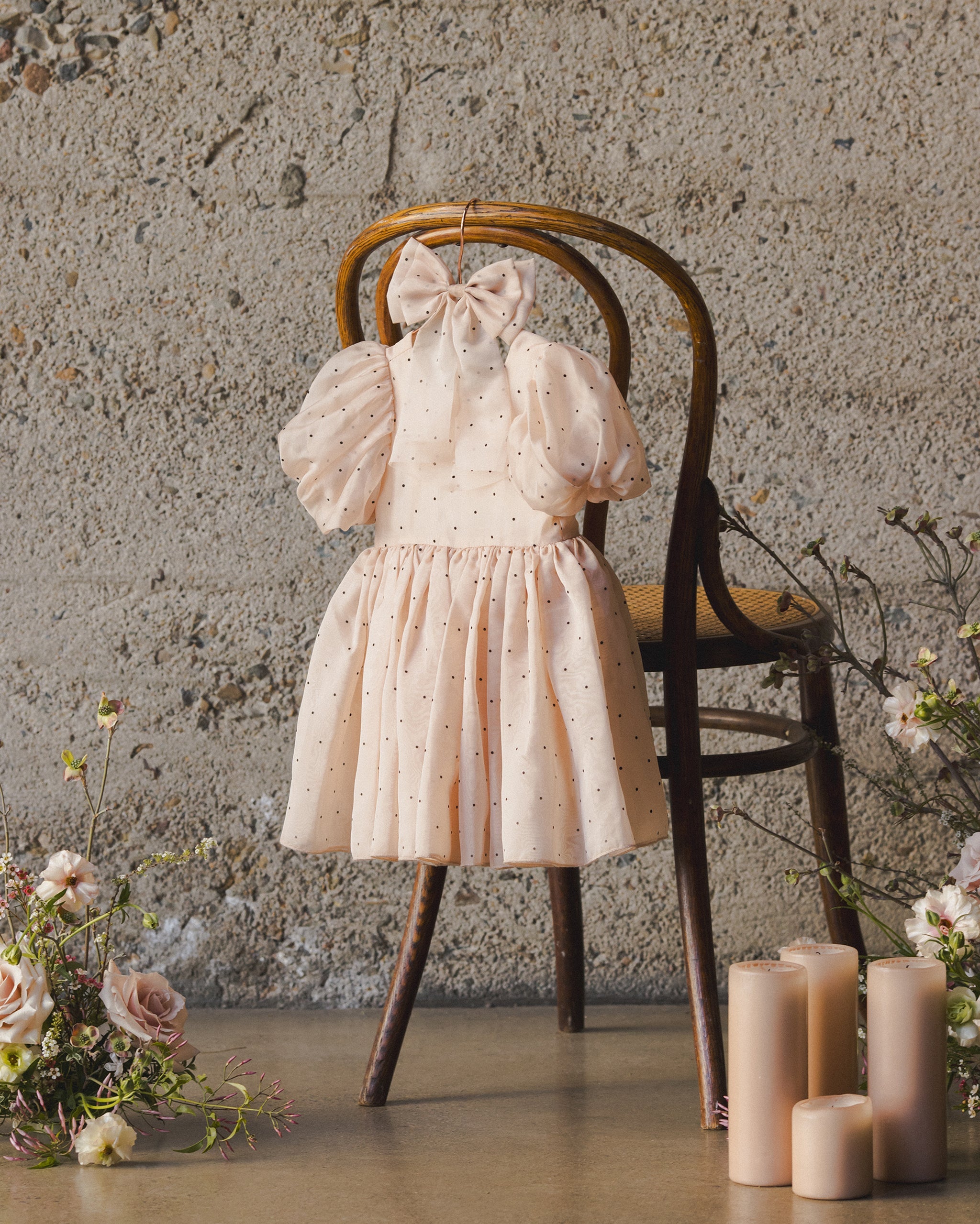 Rylee + Cru ライリーアンドクルー ベビー服 子供服  アリスボウ　フロックドット