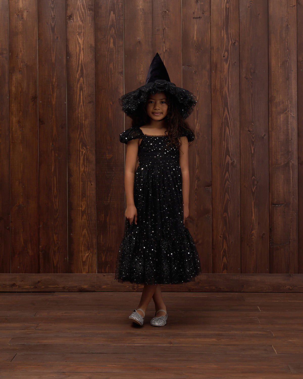 Clara Dress Silver Stars