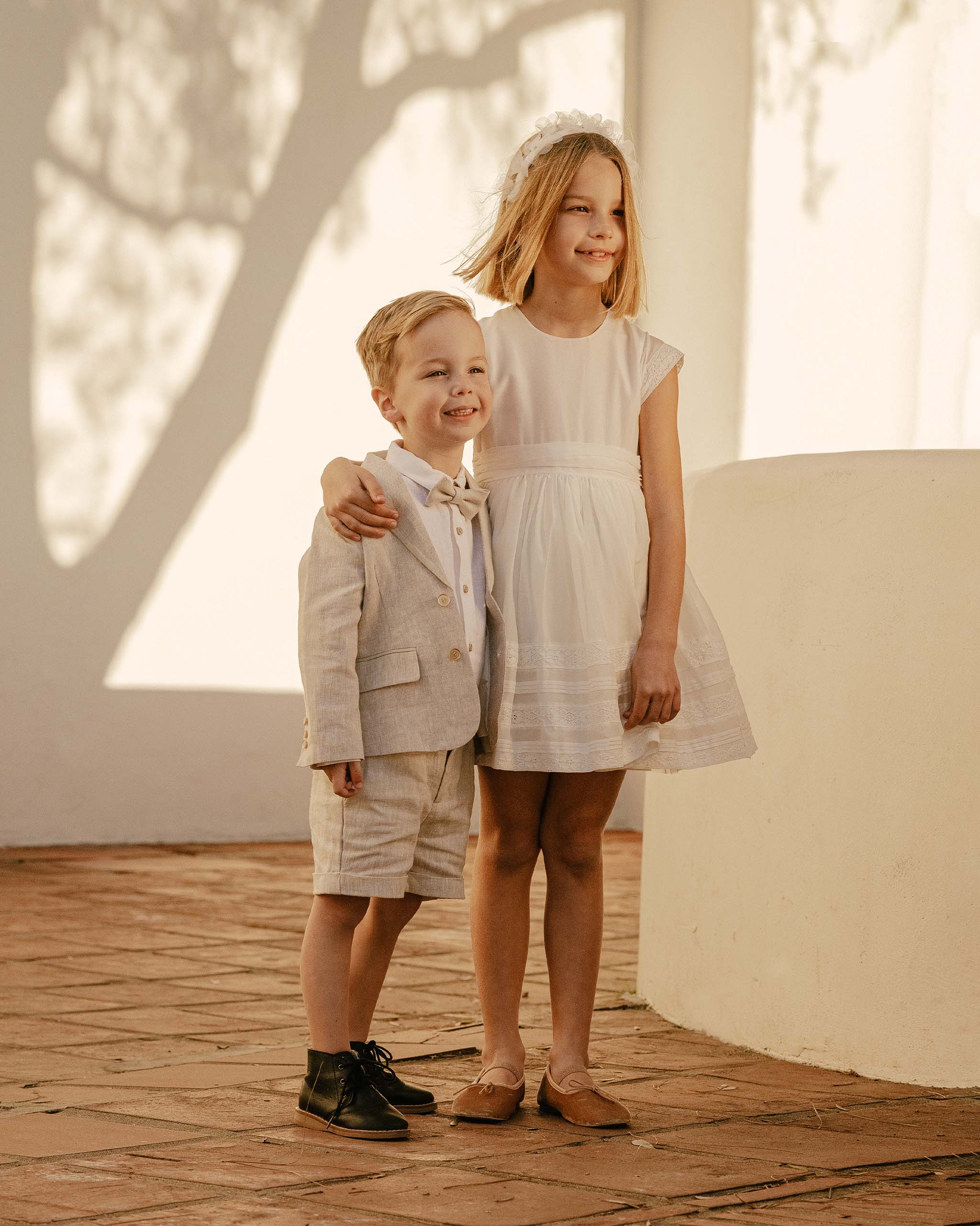 Suspender Short | Linen
