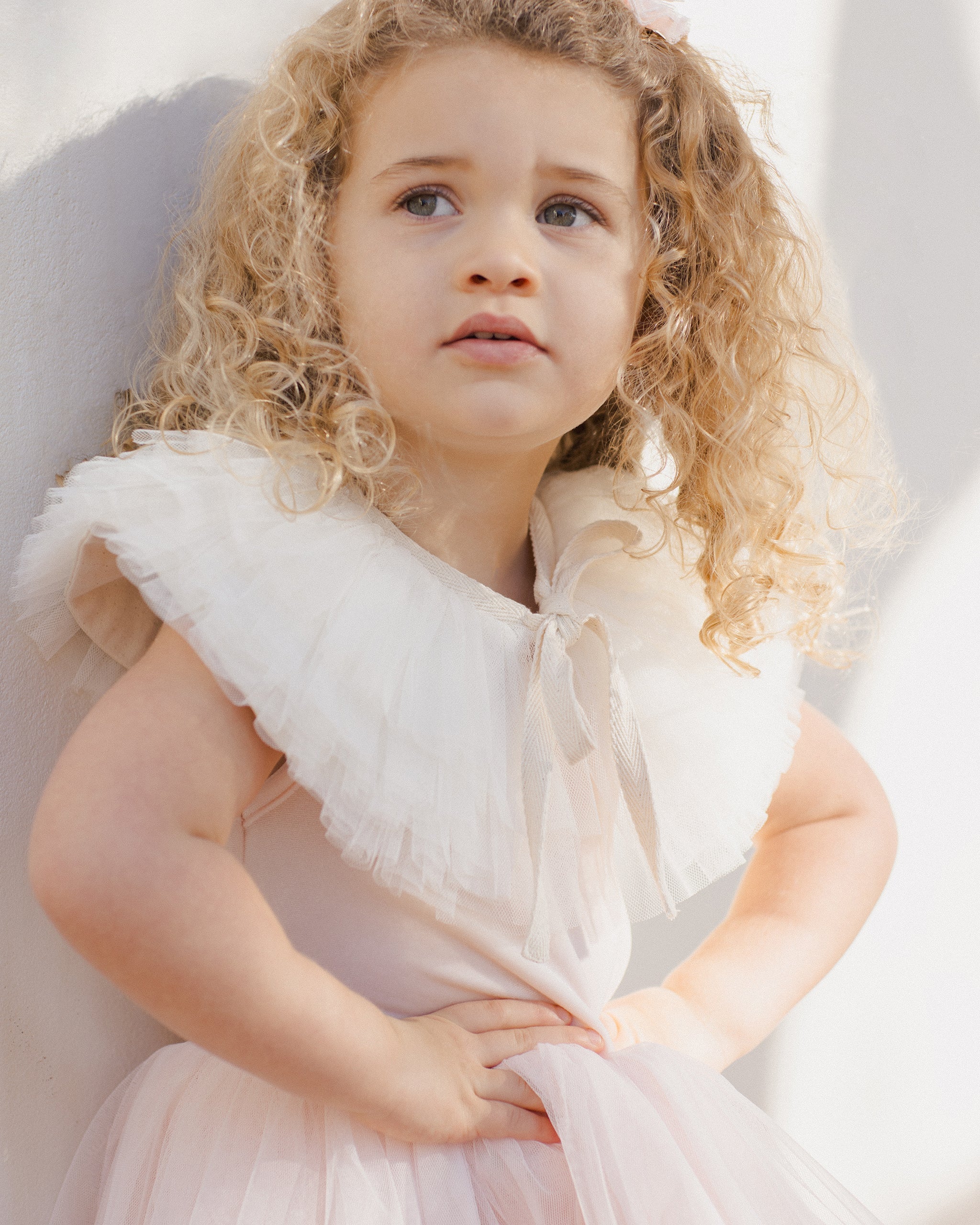 Ruffle Tulle Collar | Ivory