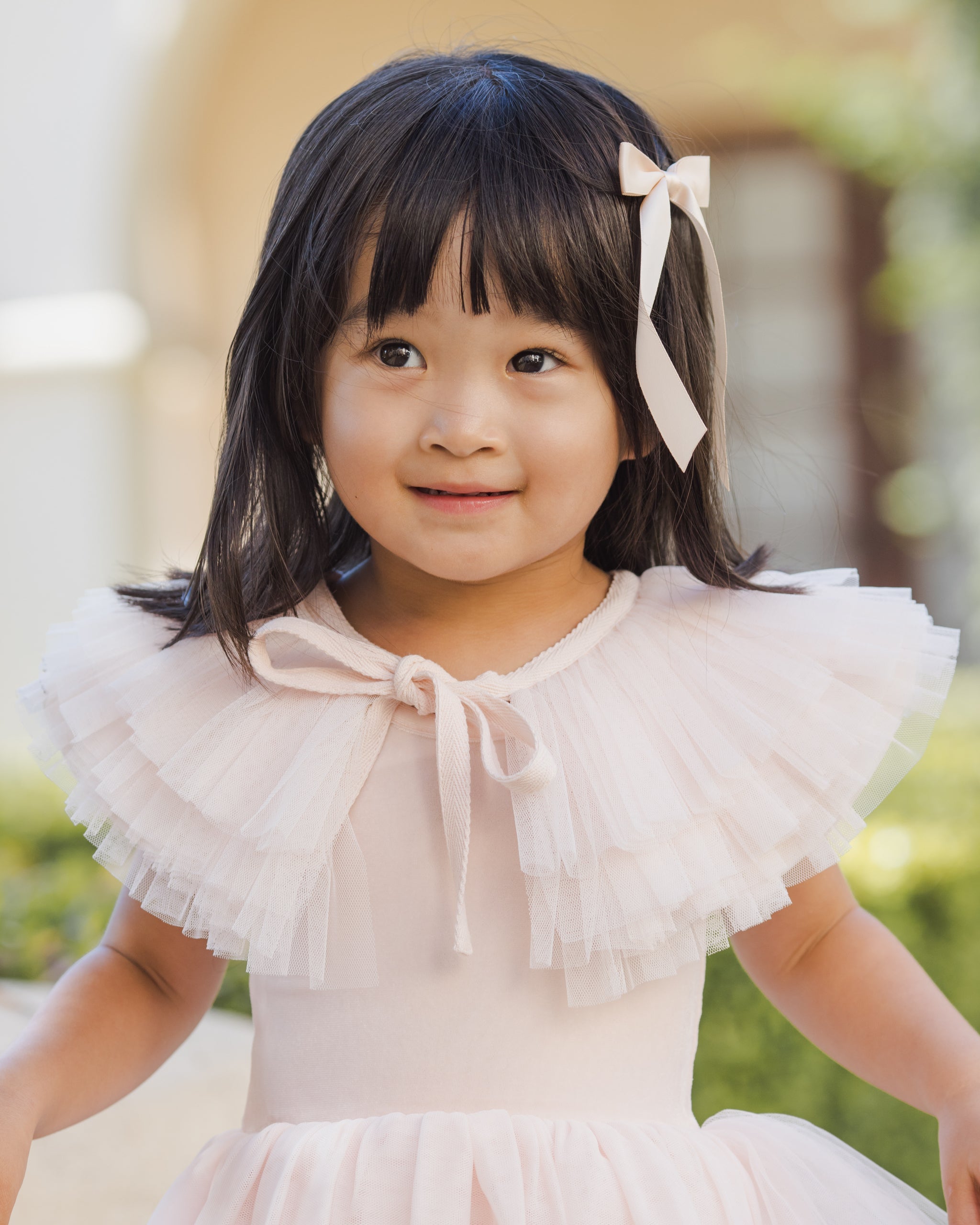 Rylee + Cru ライリーアンドクルー ベビー服 子供服 ラッフルチュールカラー　ブラッシュ