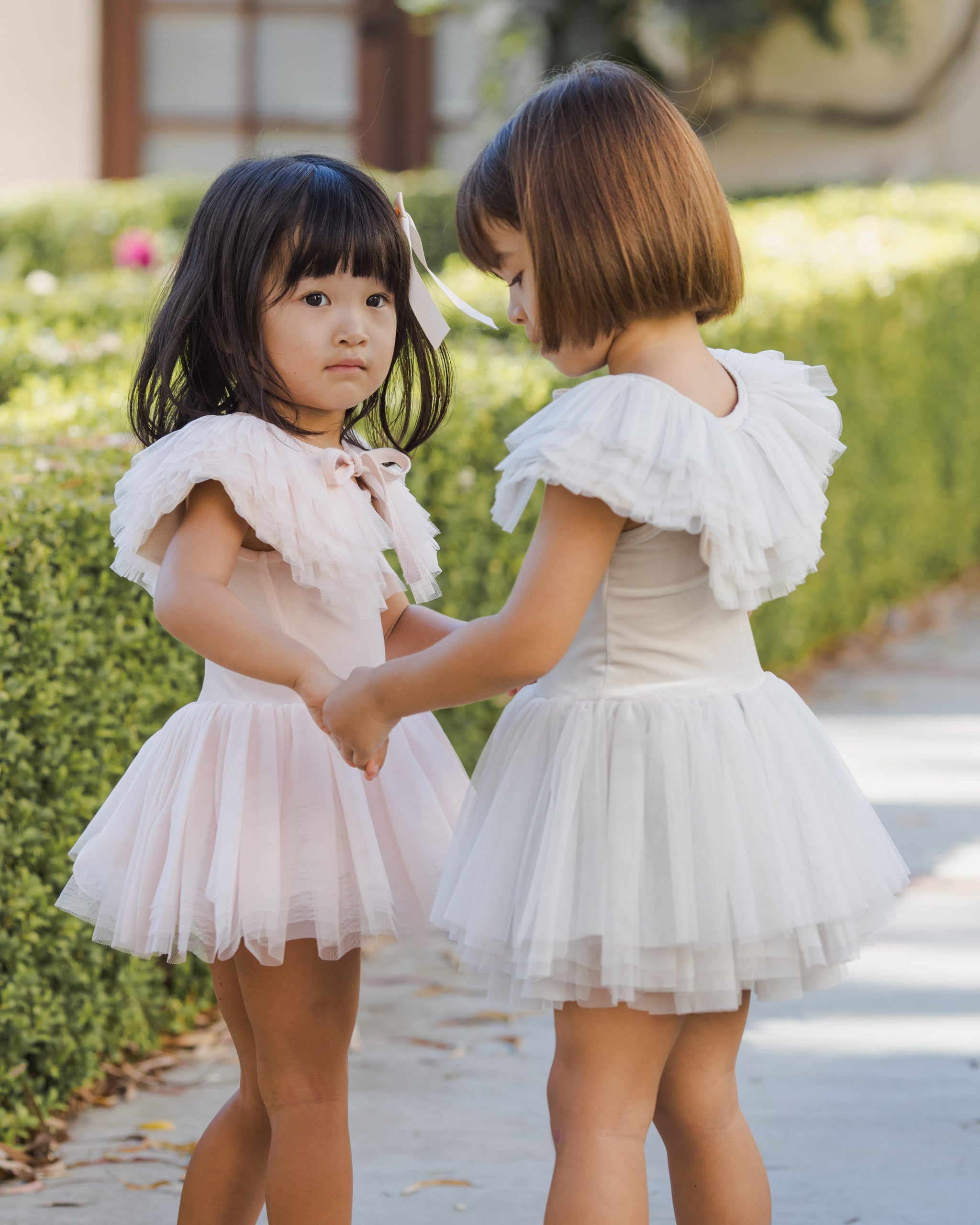 Rylee + Cru ライリーアンドクルー ベビー服 子供服 ラッフルチュールカラー　ミスト