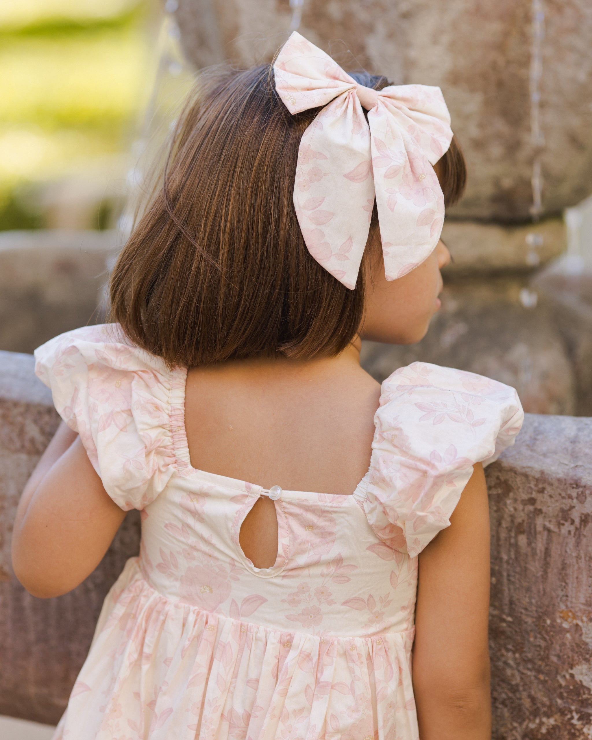 Rylee + Cru ライリーアンドクルー ベビー服 子供服 ヘーゼルドレス　ブラッシュイングリッシュローズ