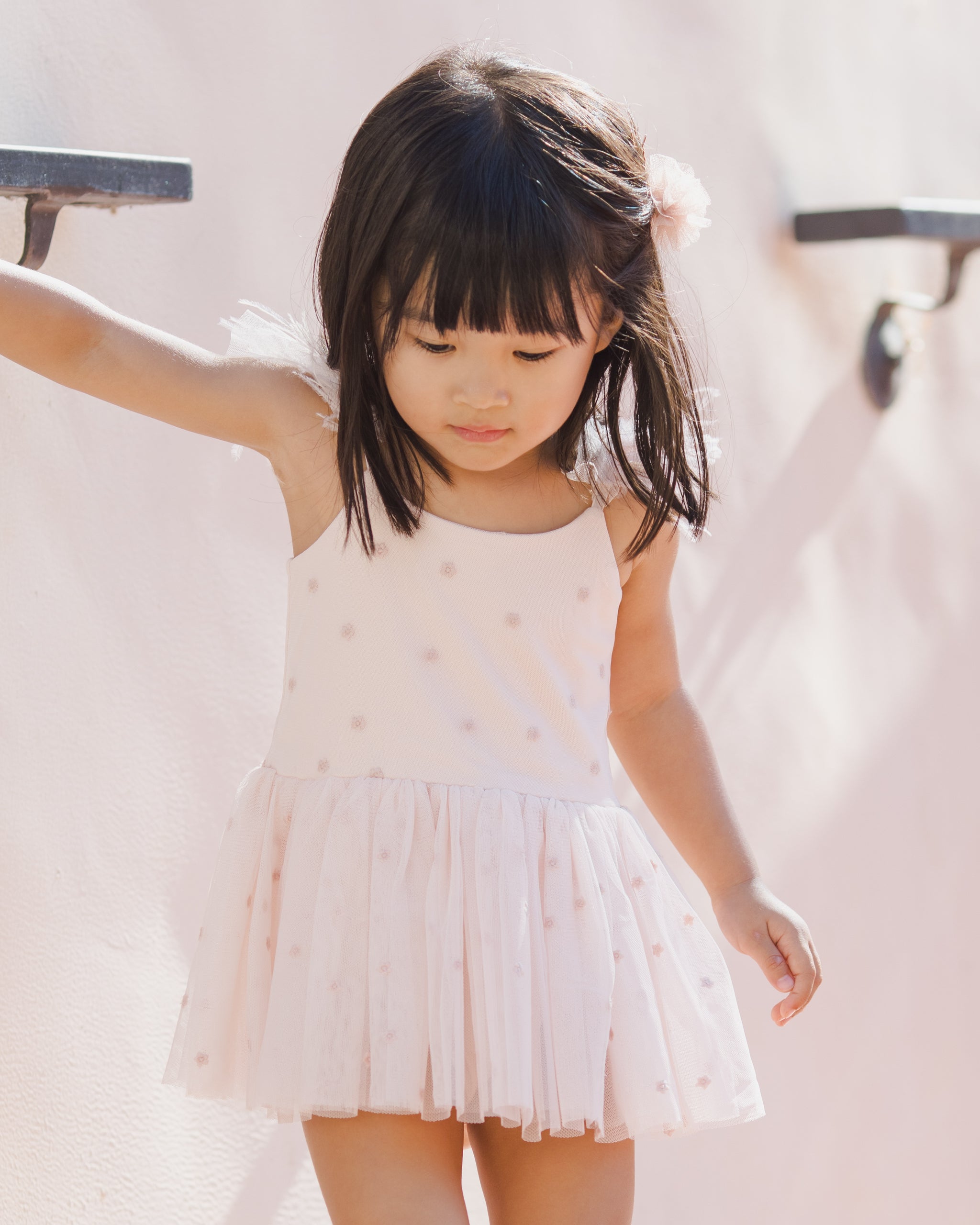 Rylee + Cru ライリーアンドクルー ベビー服 子供服 ポンポンピン　アイボリー、パール