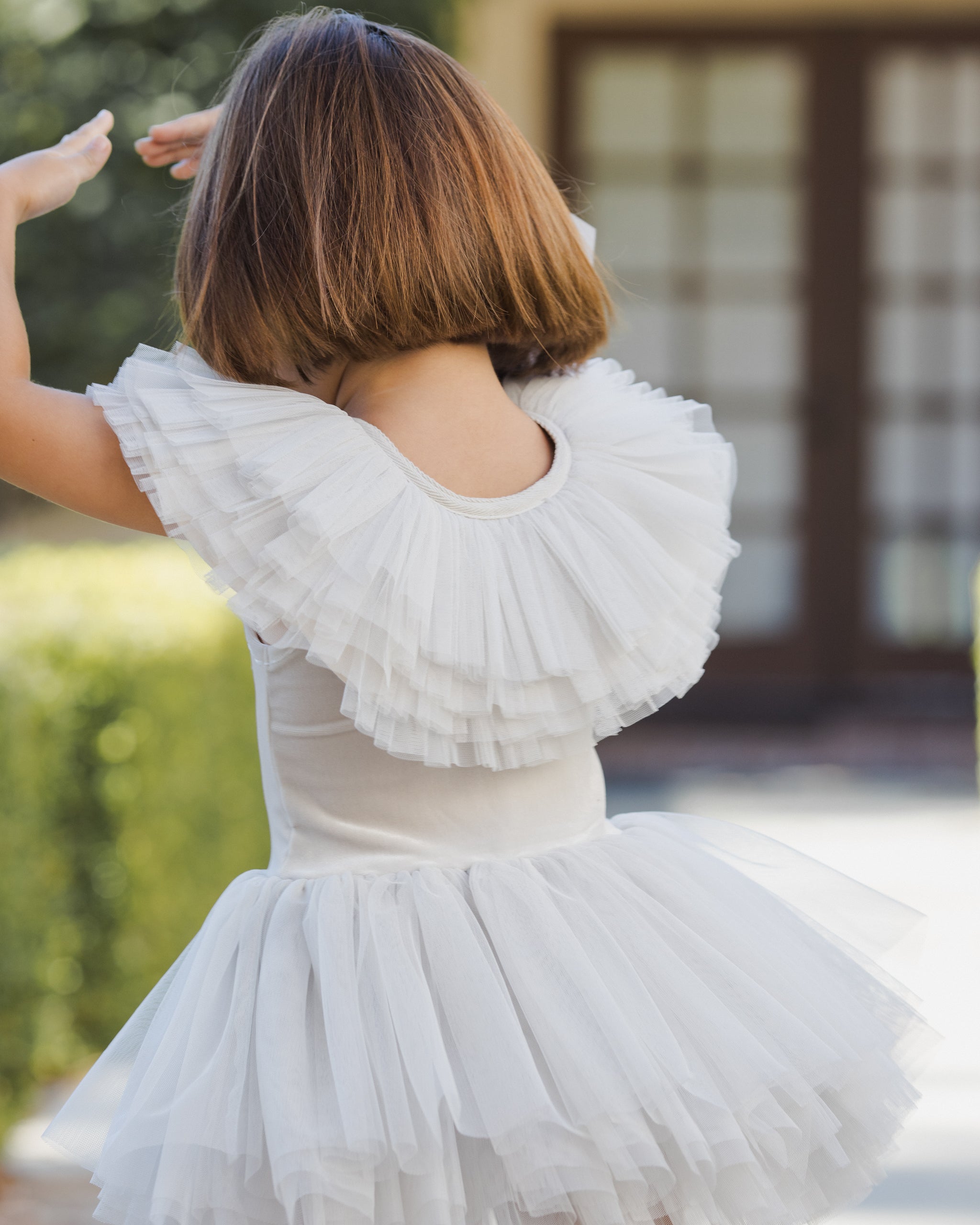 Rylee + Cru ライリーアンドクルー ベビー服 子供服 ラッフルチュールカラー　ミスト