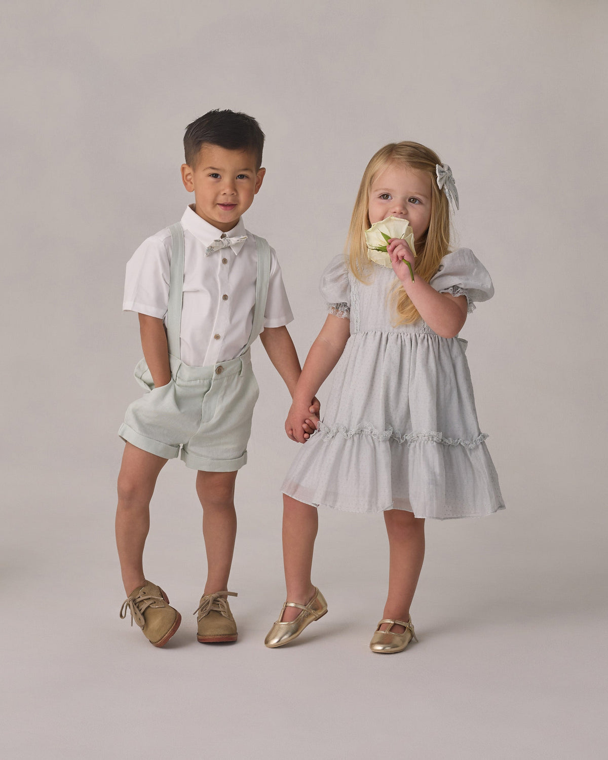 Rylee + Cru ライリーアンドクルー ベビー服 子供服 ボウタイ　フレンチフローラルストライプ