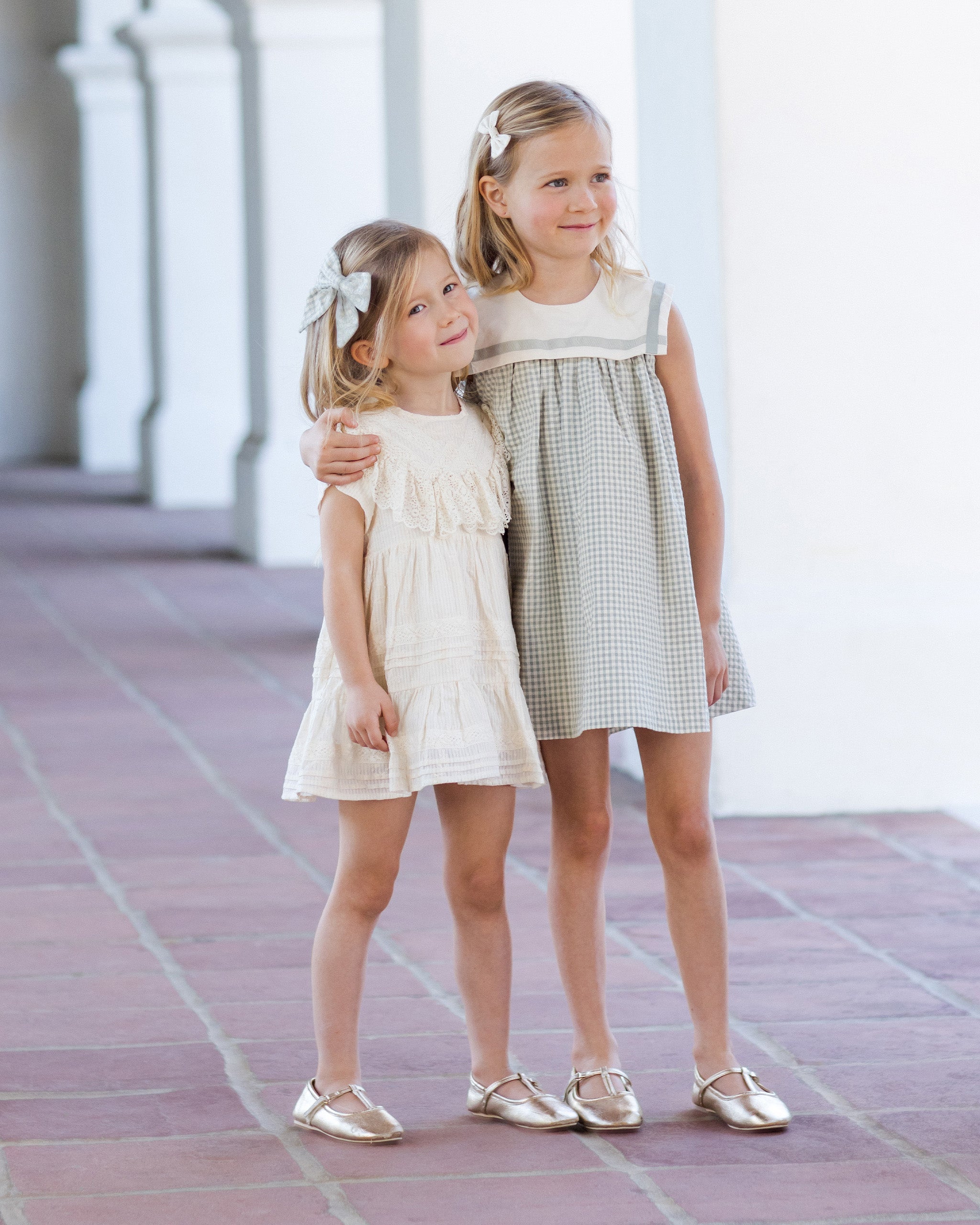 Rylee + Cru ライリーアンドクルー ベビー服 子供服 ノラ・ボウ　ユーカリチェック