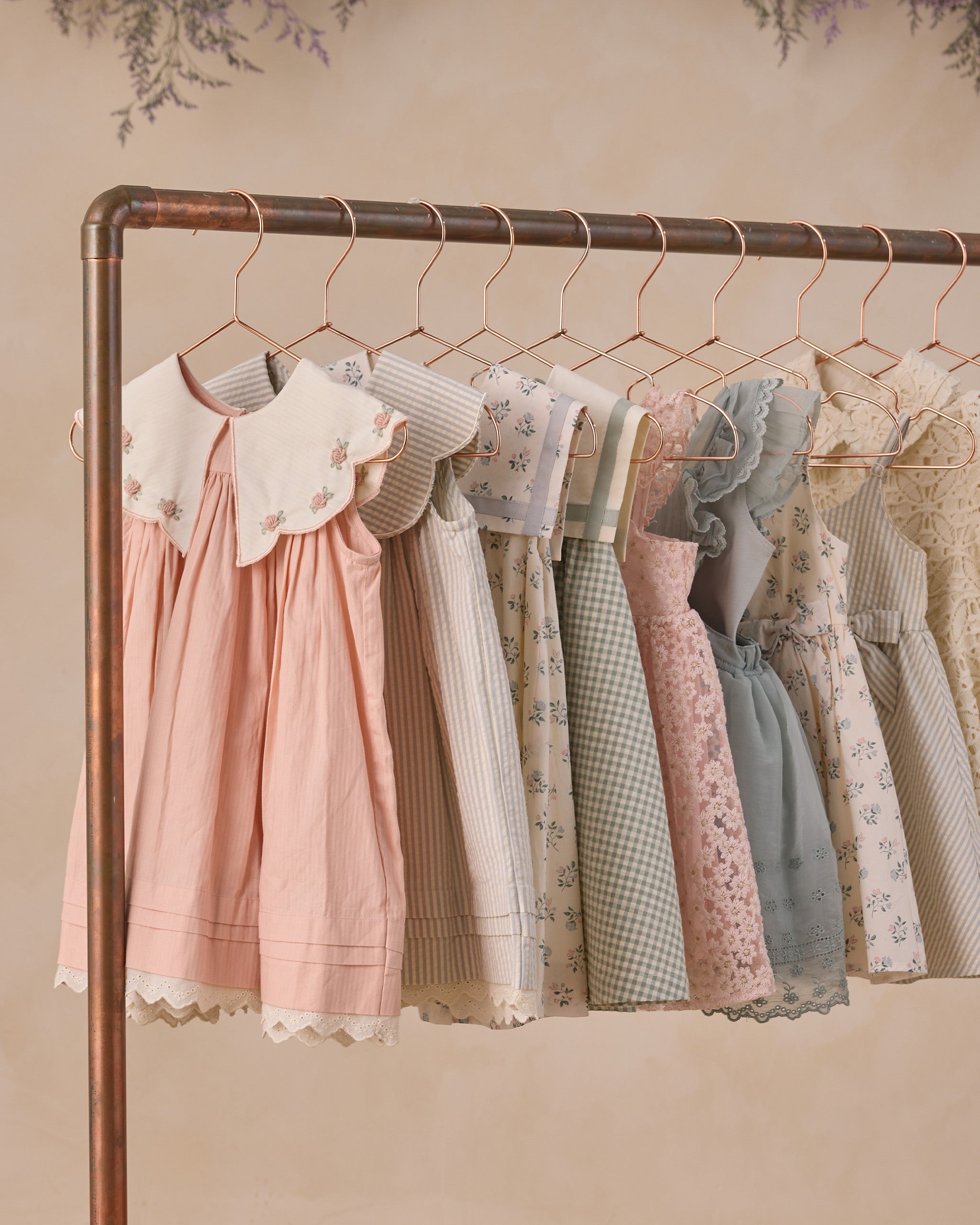 Rylee + Cru ライリーアンドクルー ベビー服 子供服 デイジードレス　ユーカリチェック