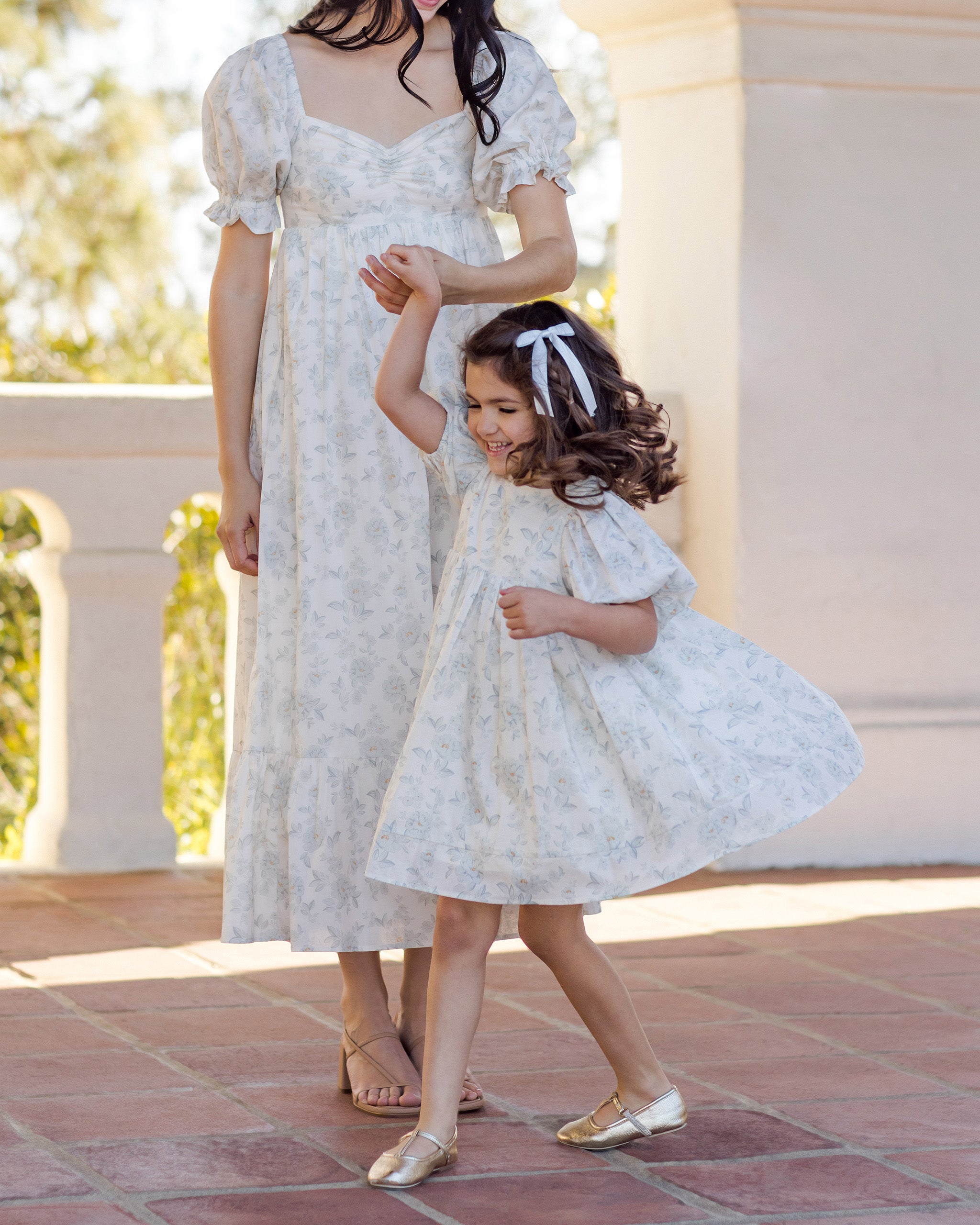 Rylee + Cru ライリーアンドクルー ベビー服 子供服 ルナドレス　ミストイングリッシュローズ