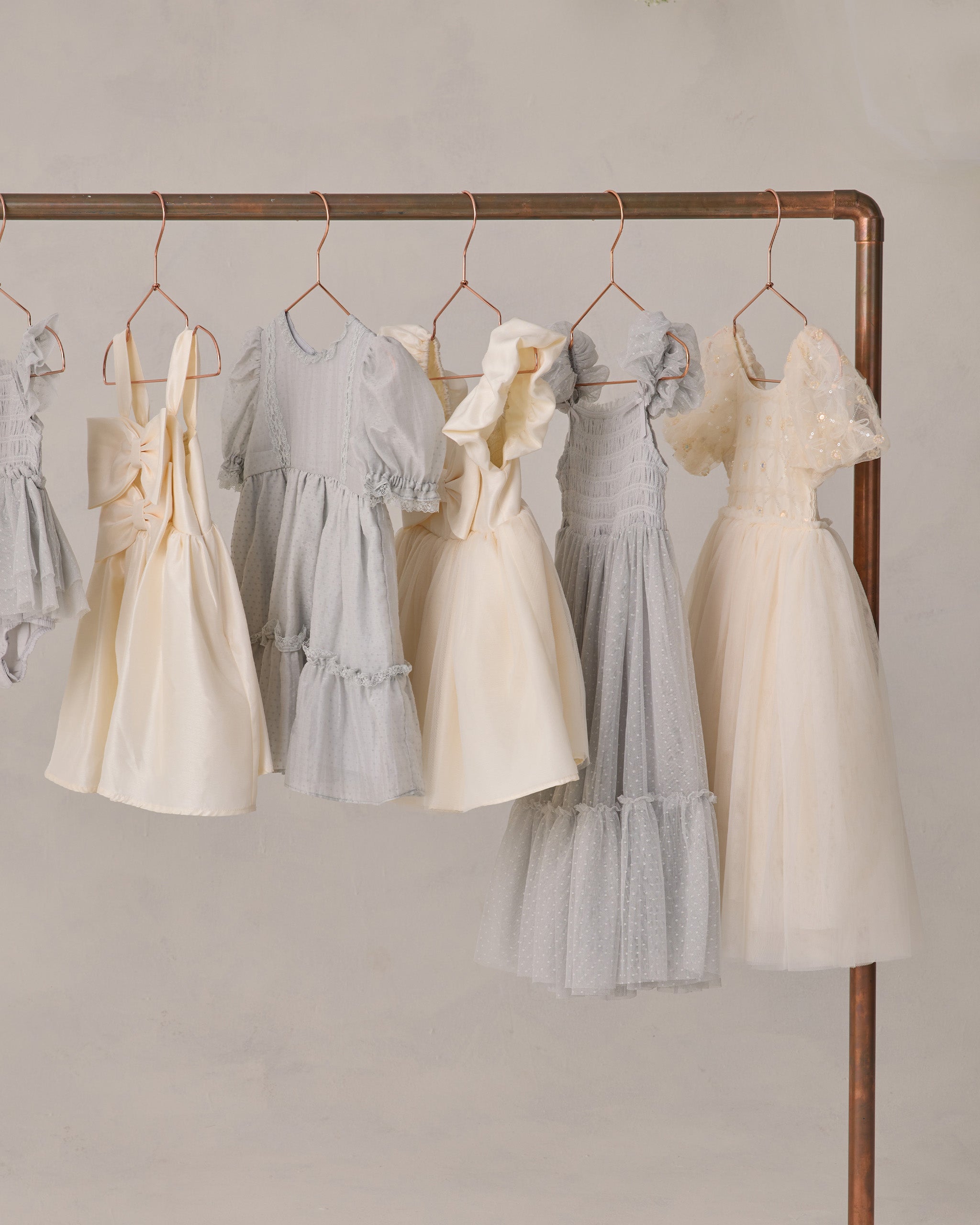 Rylee + Cru ライリーアンドクルー ベビー服 子供服 ドロシードレス　アイボリー