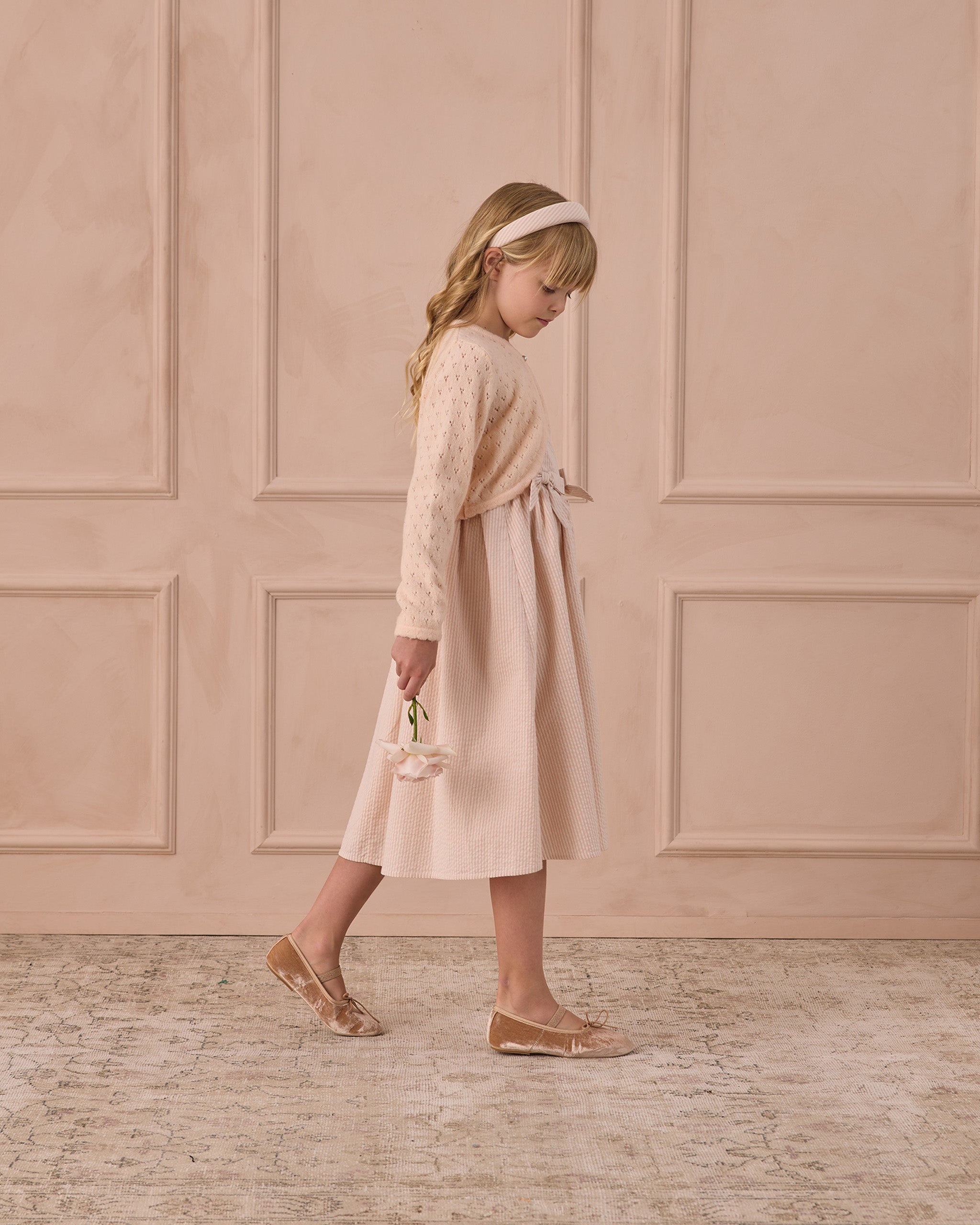 Rylee + Cru ライリーアンドクルー ベビー服 子供服 パデッドヘッドバンド　ペタルシアサッカー