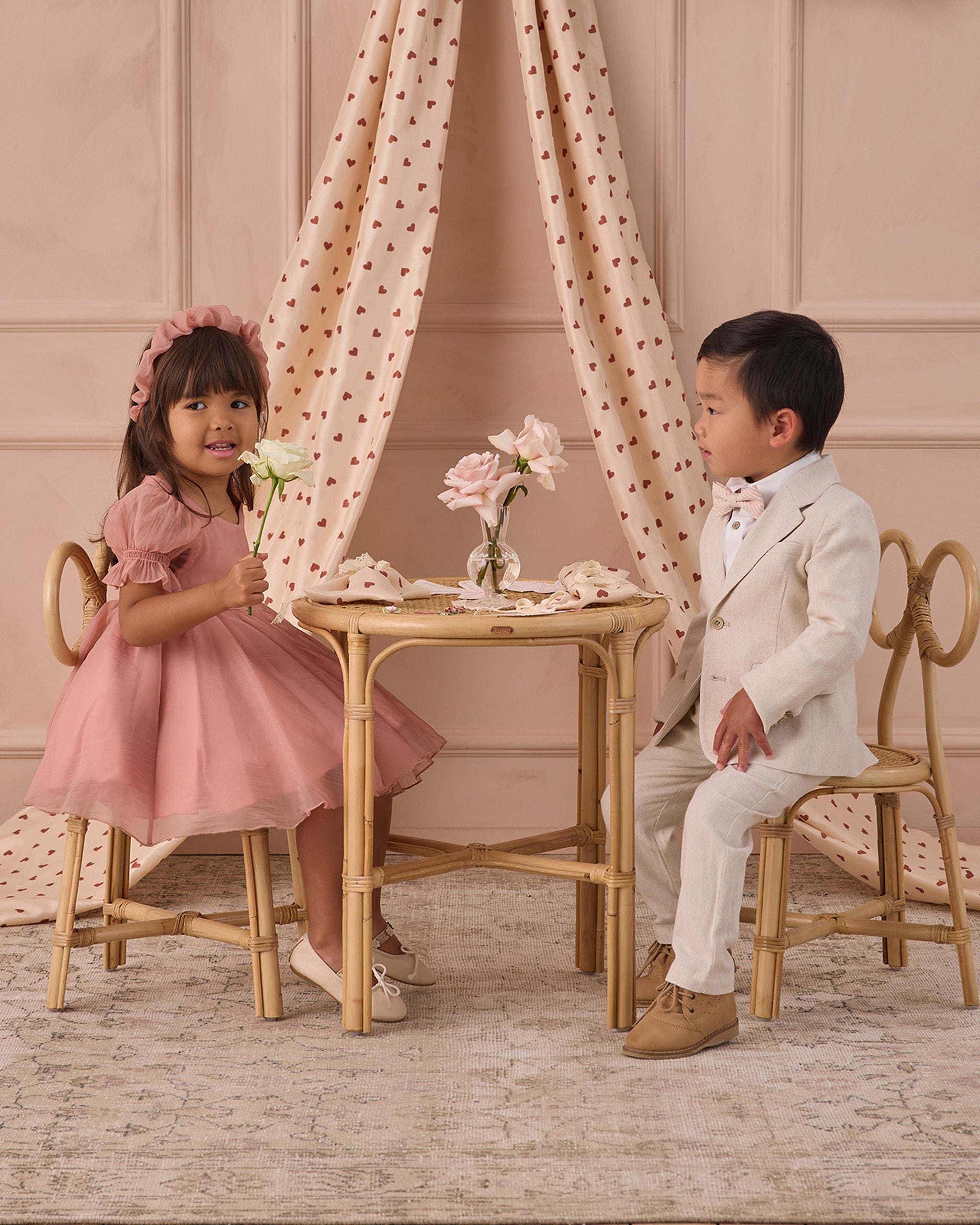 Rylee + Cru ライリーアンドクルー ベビー服 子供服 バレンタインドレス　ピンク