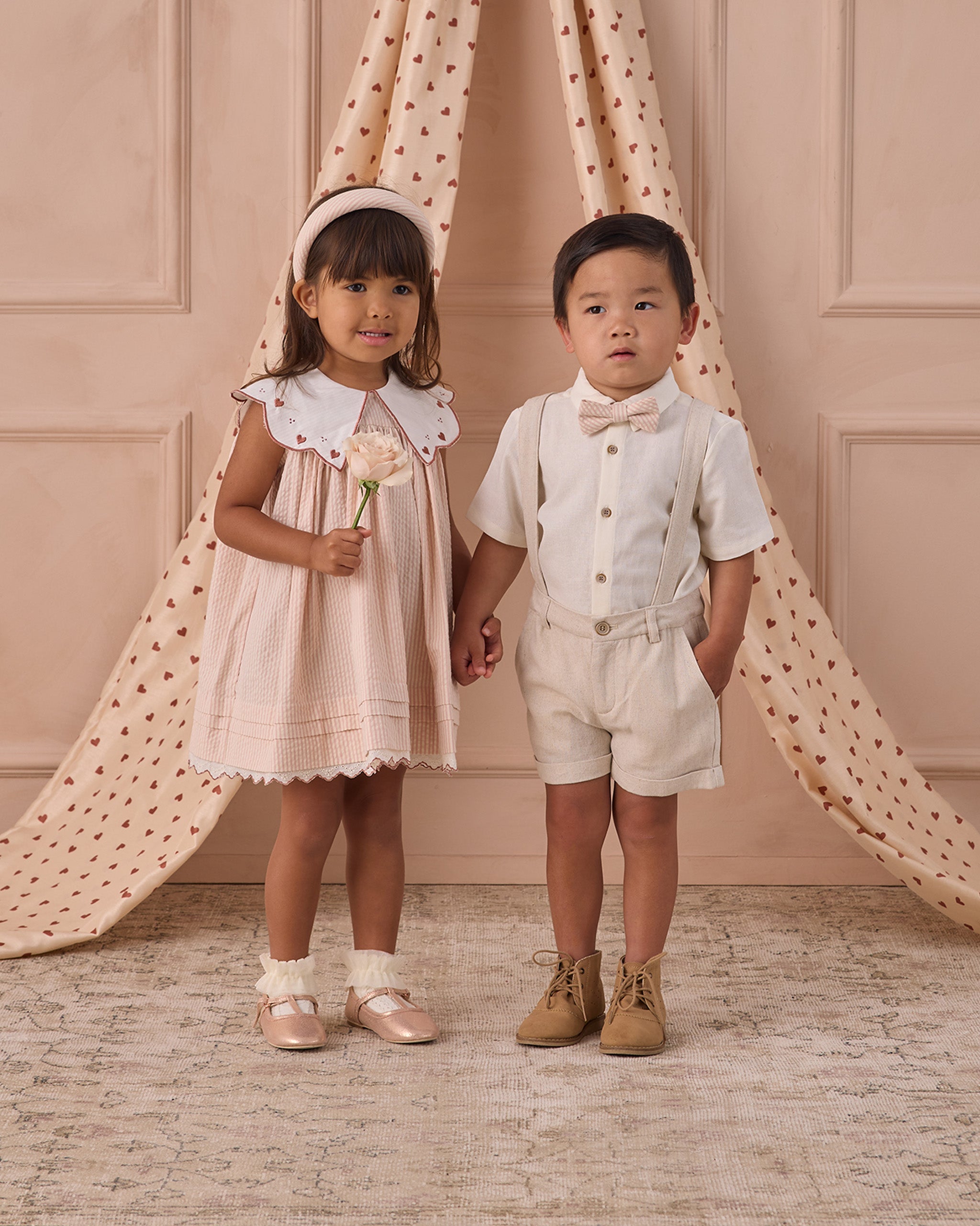 Rylee + Cru ライリーアンドクルー ベビー服 子供服 パデッドヘッドバンド　ペタルシアサッカー