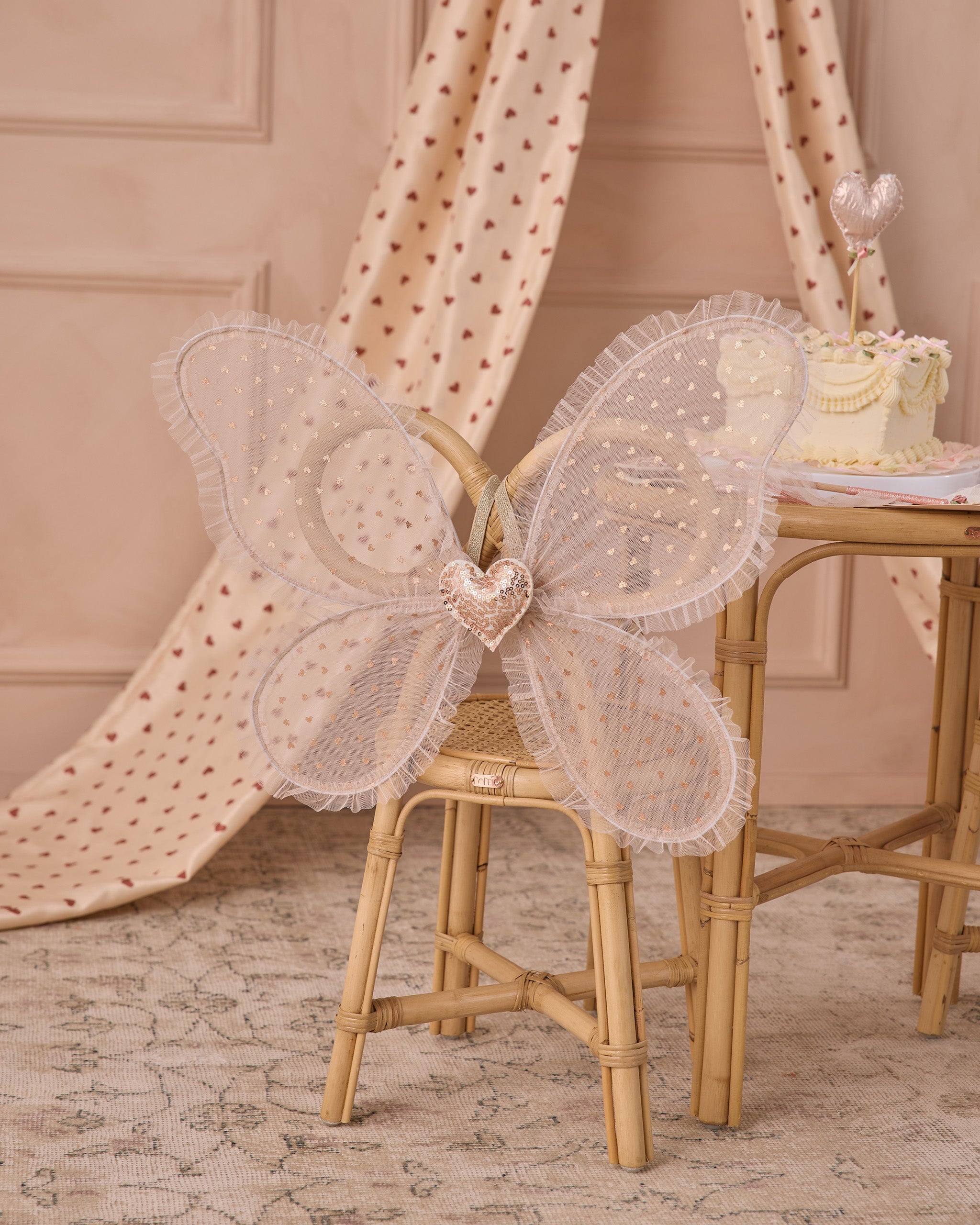 Rylee + Cru ライリーアンドクルー ベビー服 子供服 フェアリーセット　ローズゴールドハート