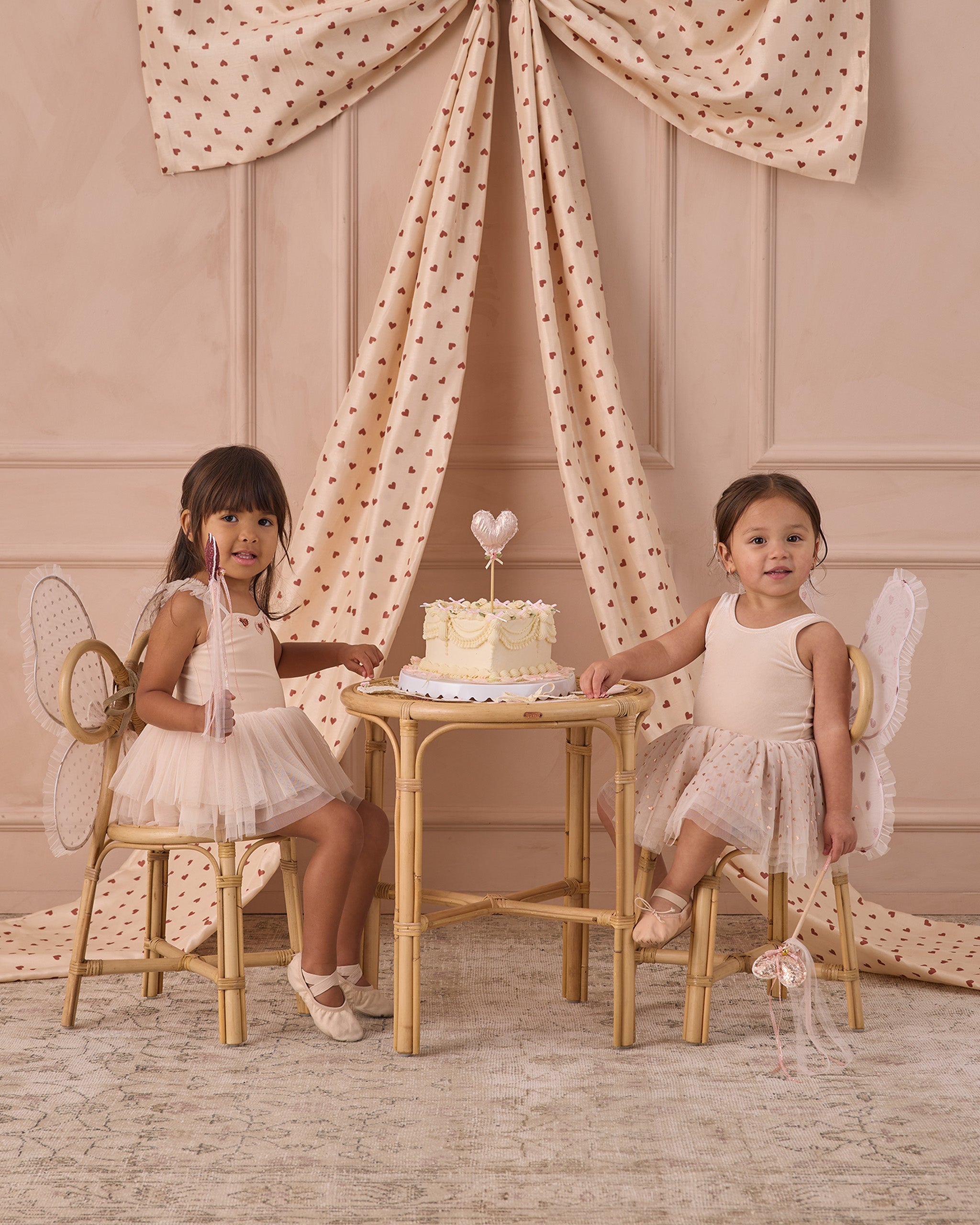 Rylee + Cru ライリーアンドクルー ベビー服 子供服 フェアリーセット　ローズゴールドハート