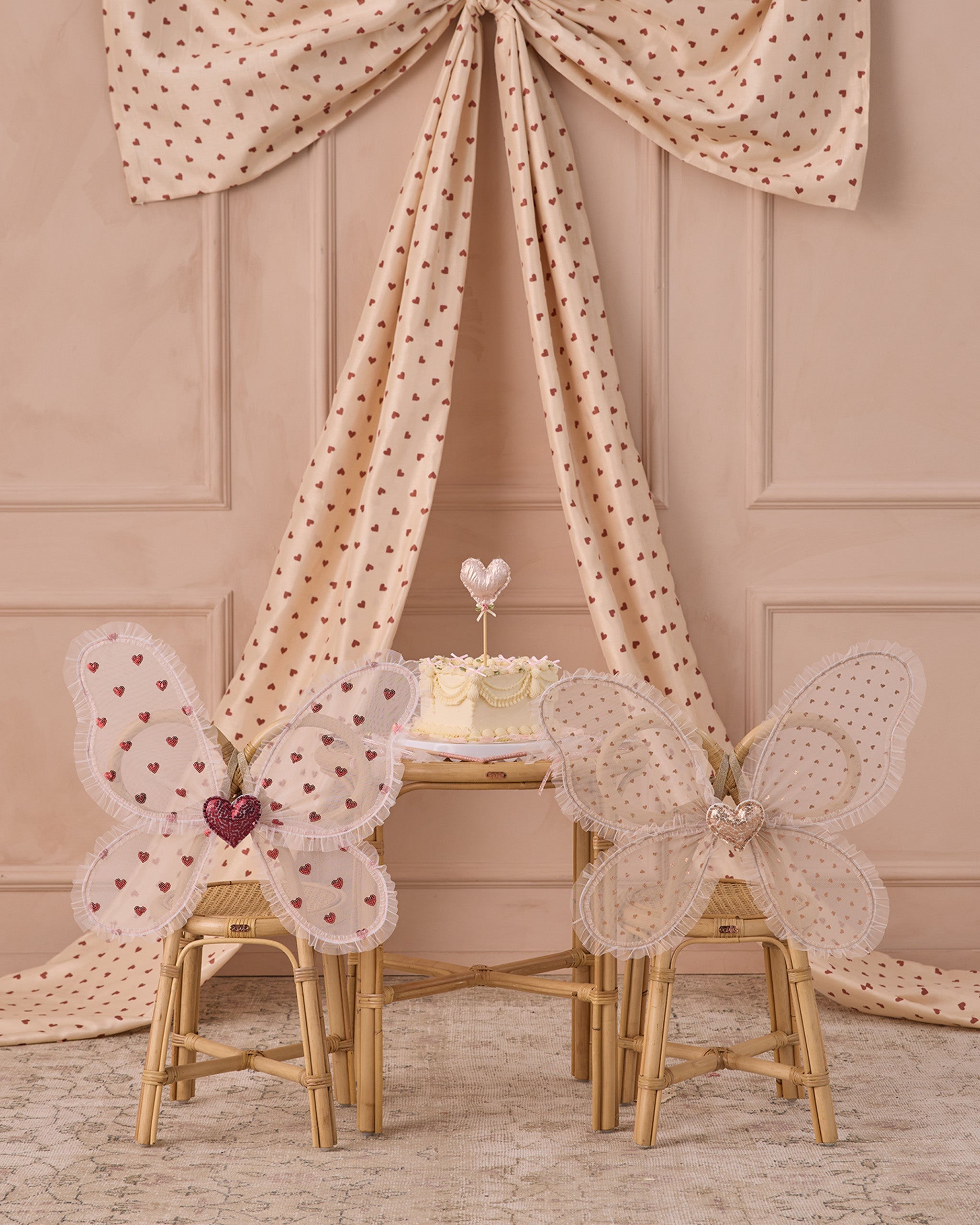 Rylee + Cru ライリーアンドクルー ベビー服 子供服 フェアリーセット　ローズゴールドハート