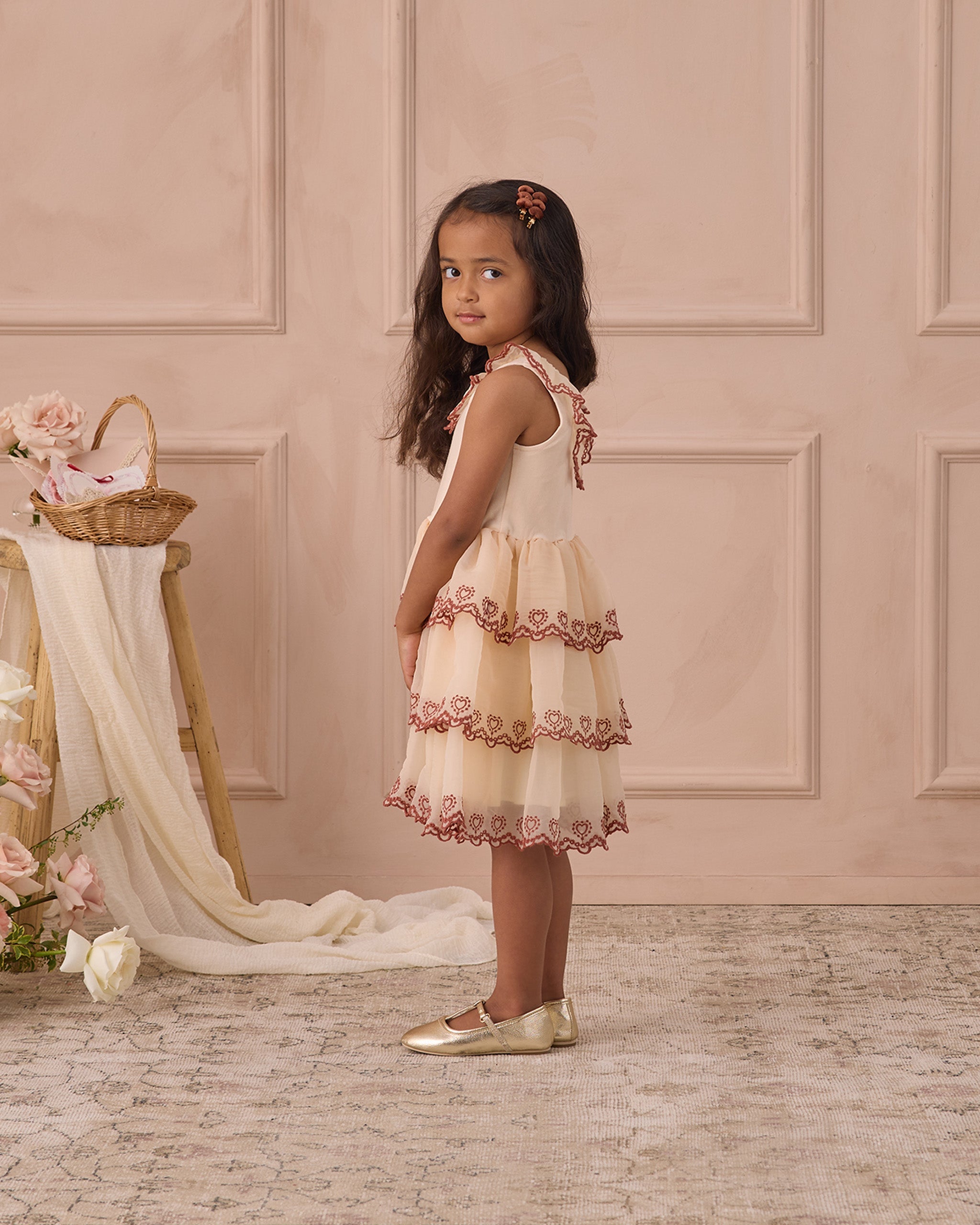 Angelina Dress Pearl – Noralee