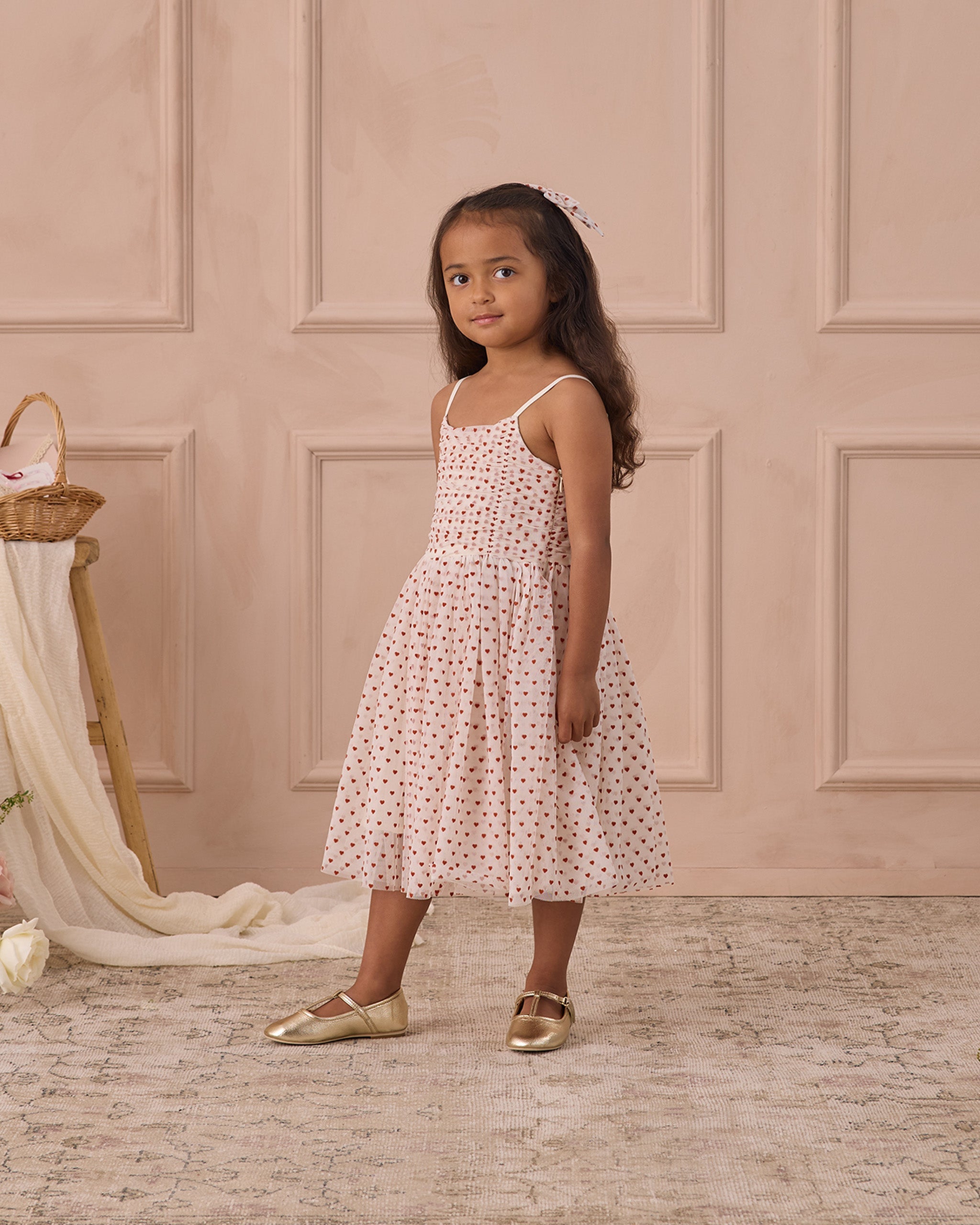 Rylee + Cru ライリーアンドクルー ベビー服 子供服 ノラ・ボウ　レッドハーツ