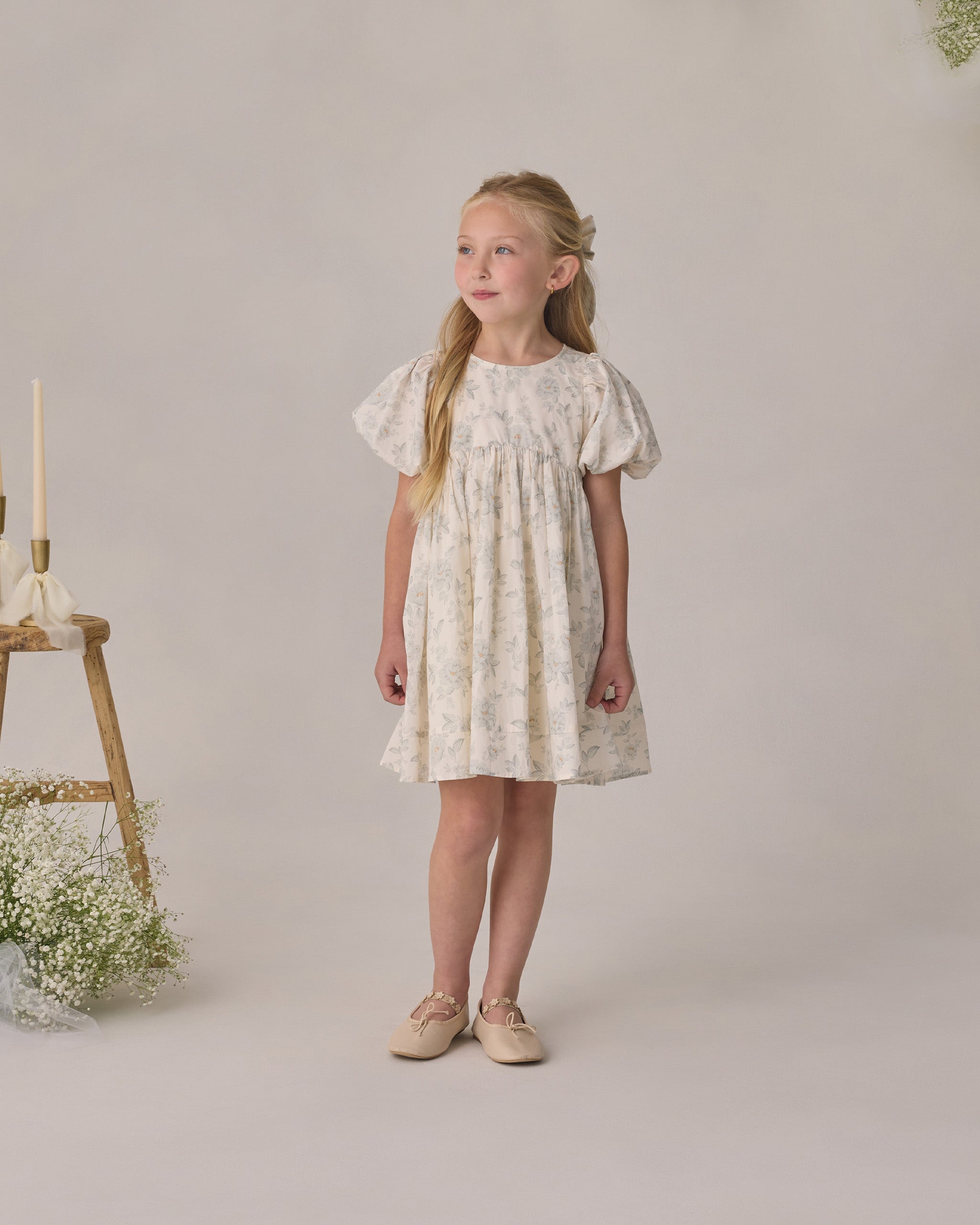 Rylee + Cru ライリーアンドクルー ベビー服 子供服 ルナドレス　ミストイングリッシュローズ