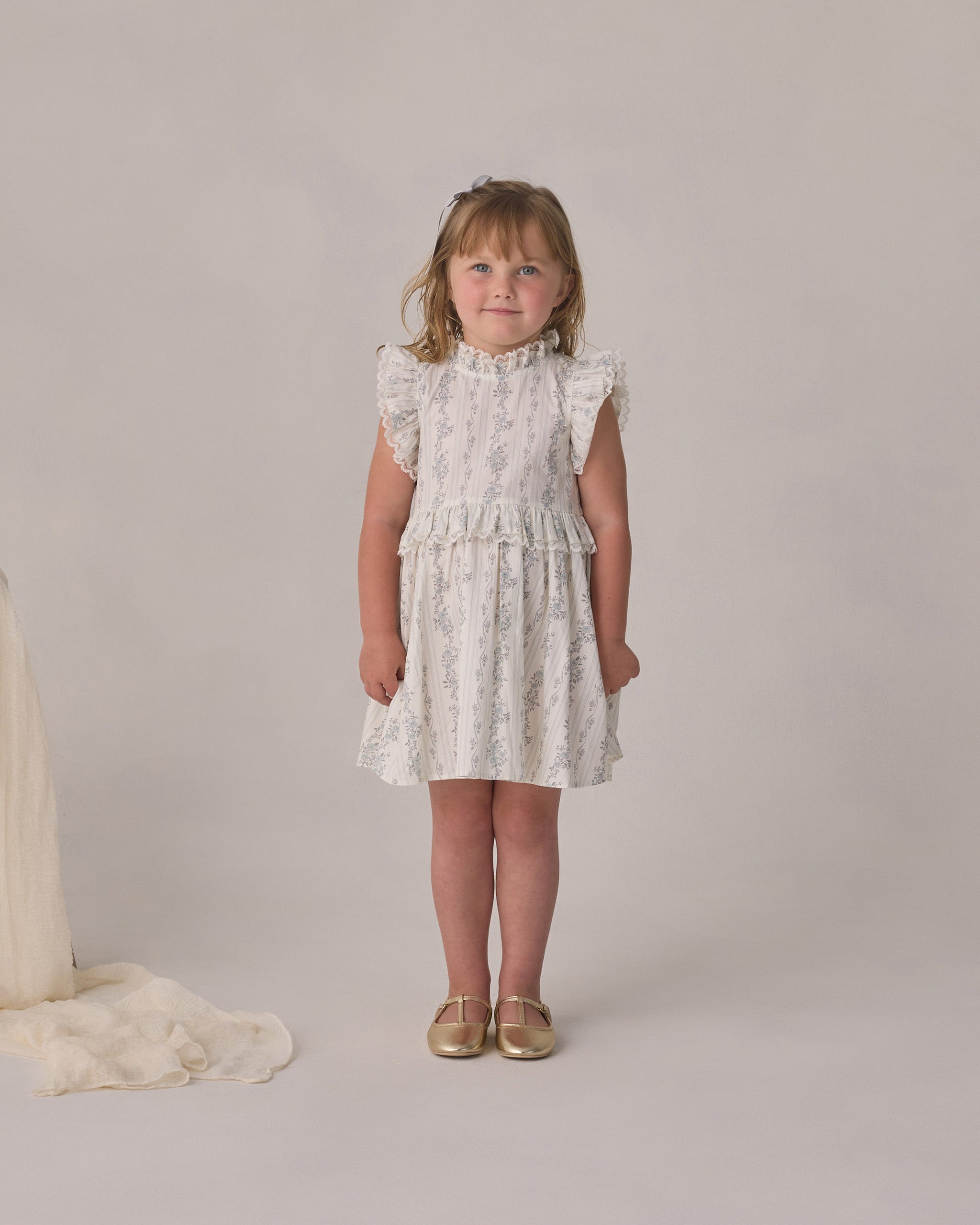 Rylee + Cru ライリーアンドクルー ベビー服 子供服 アリスドレス　フレンチフローラルストライプ