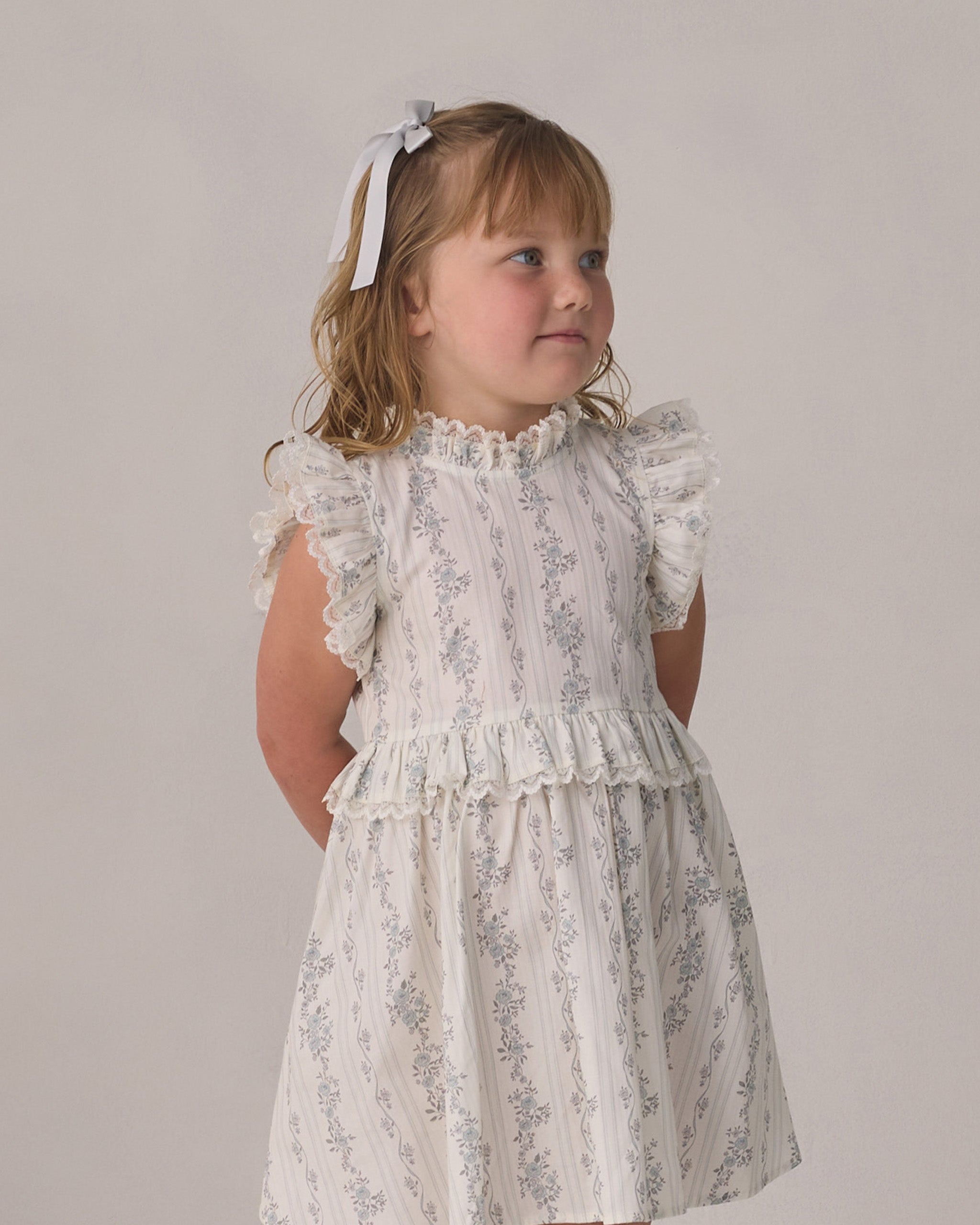 Rylee + Cru ライリーアンドクルー ベビー服 子供服 サテンボウボウ　パール、アイボリー、ミスト