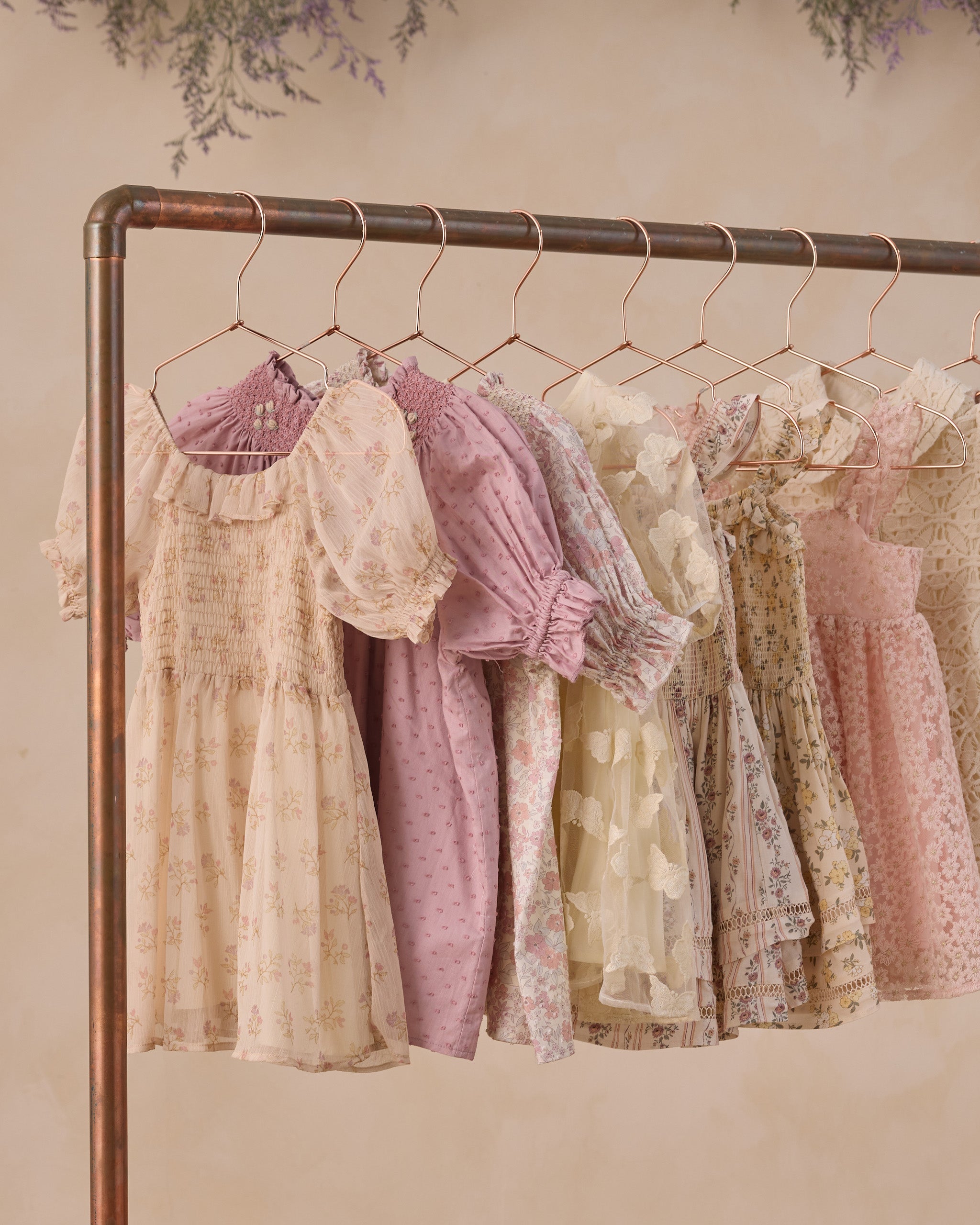 Rylee + Cru ライリーアンドクルー ベビー服 子供服 マディ ドレス　ラベンダー