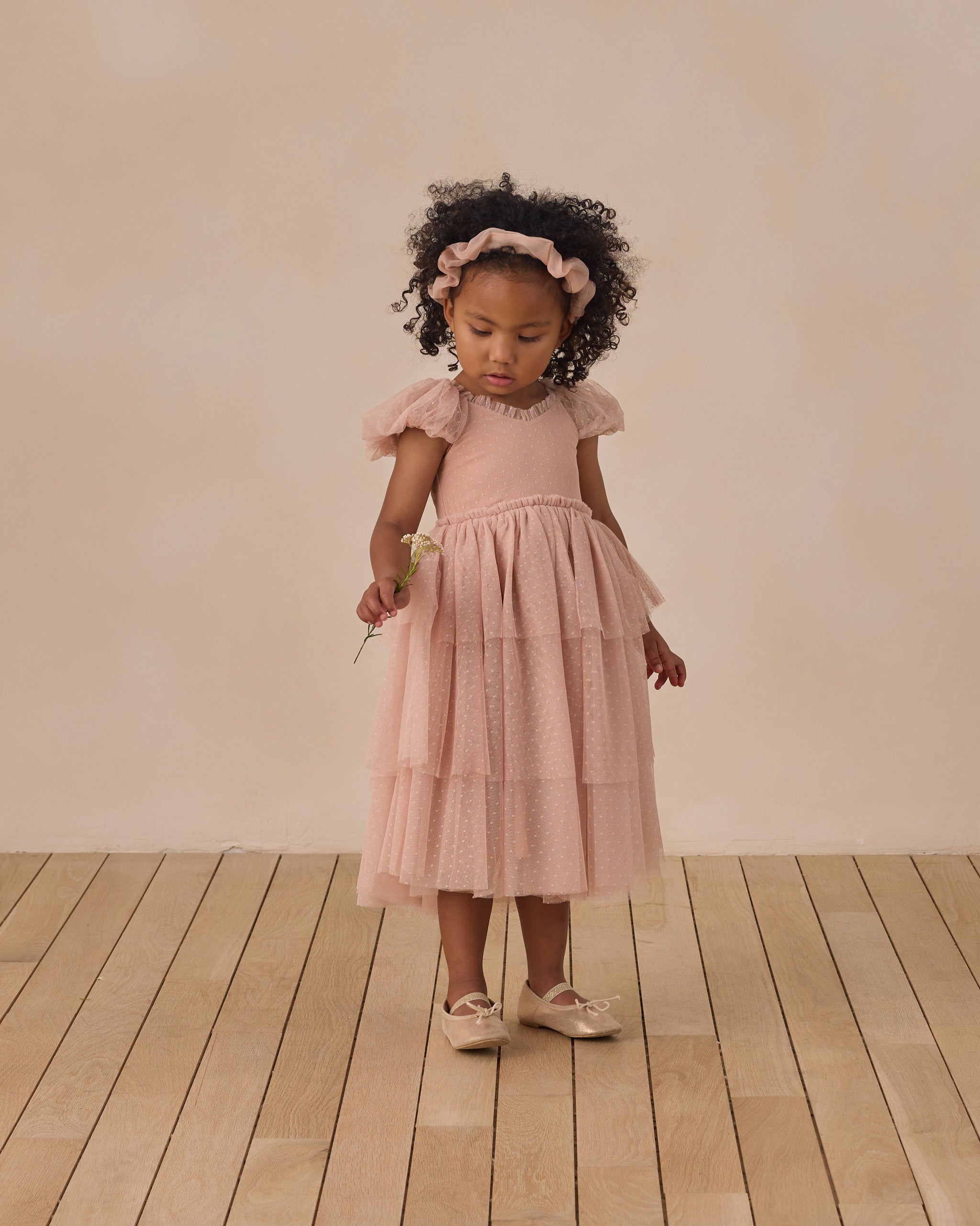 Rylee + Cru ライリーアンドクルー ベビー服 子供服 ギャザーヘッドバンド　ペタル