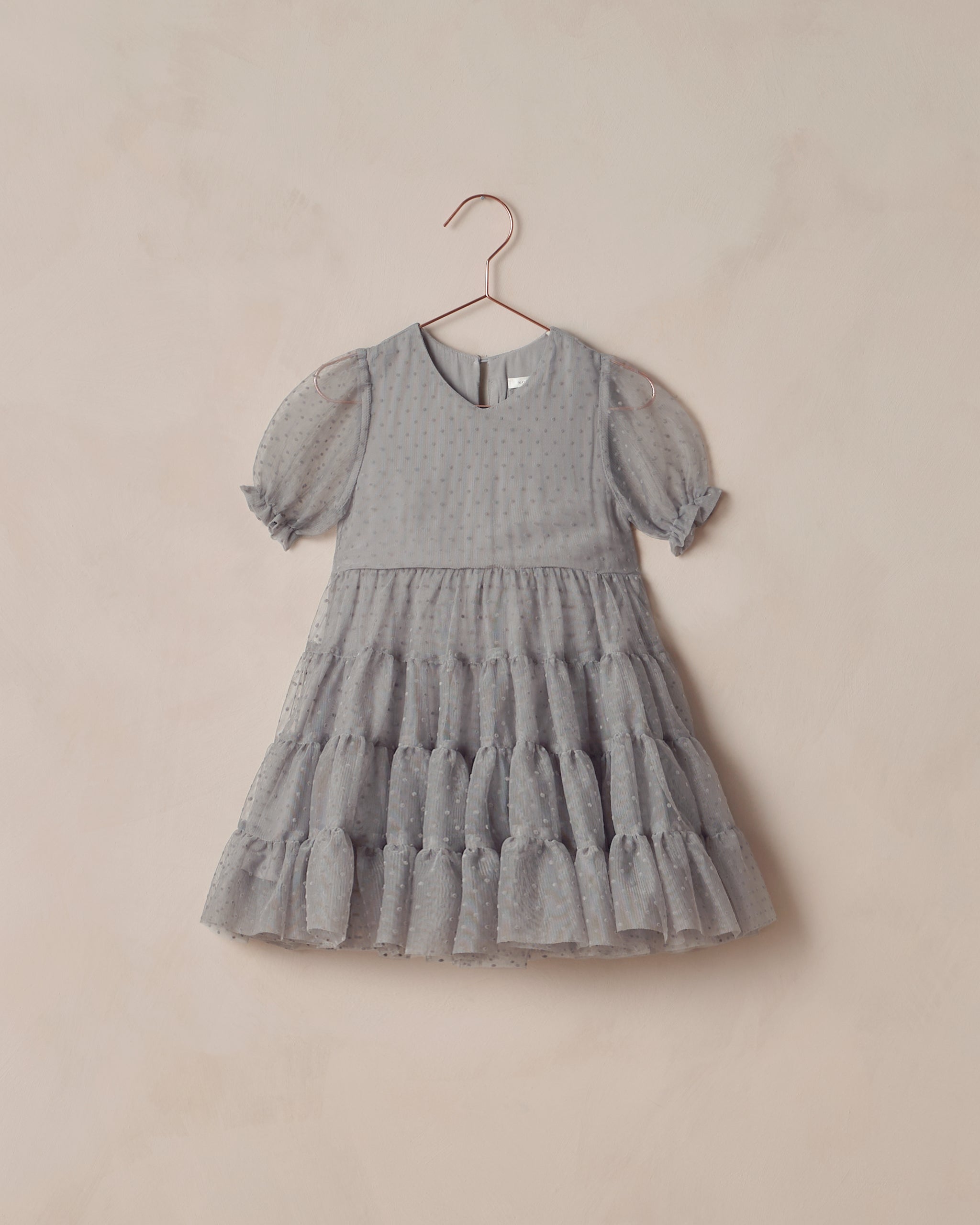 Rylee + Cru ライリーアンドクルー ベビー服 子供服  ドッティドレス　フレンチブルー
