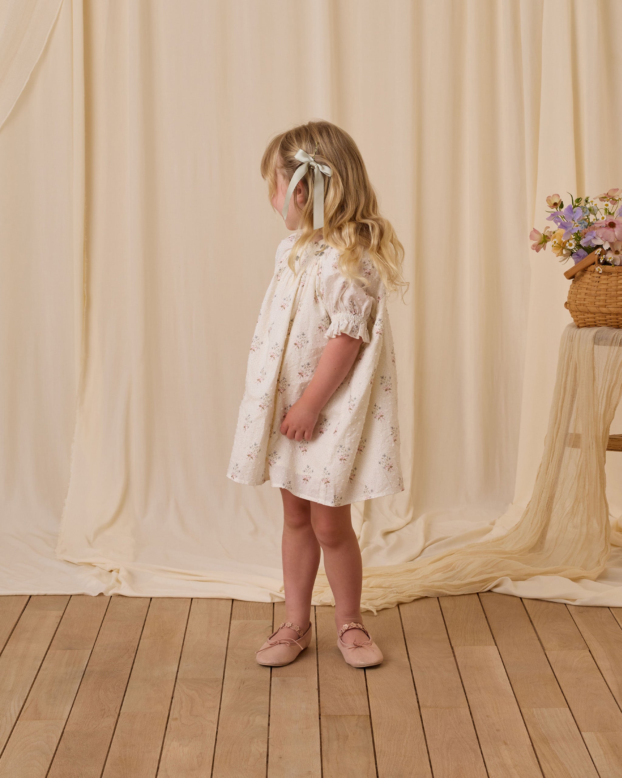 NoraLee Girls Lemon Metallic Luisa Dress | HONEYPIEKIDS