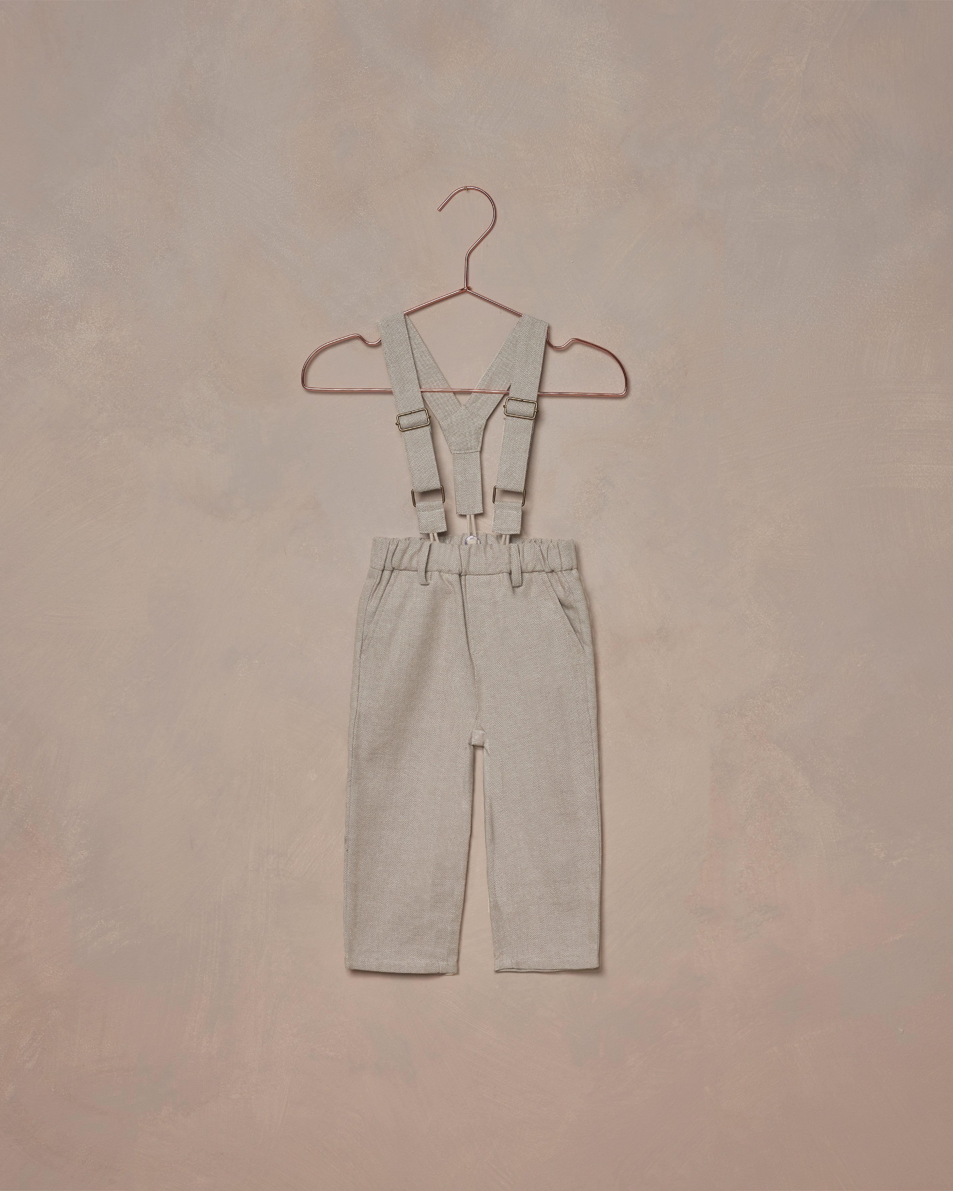 Suspender Pant || Fog