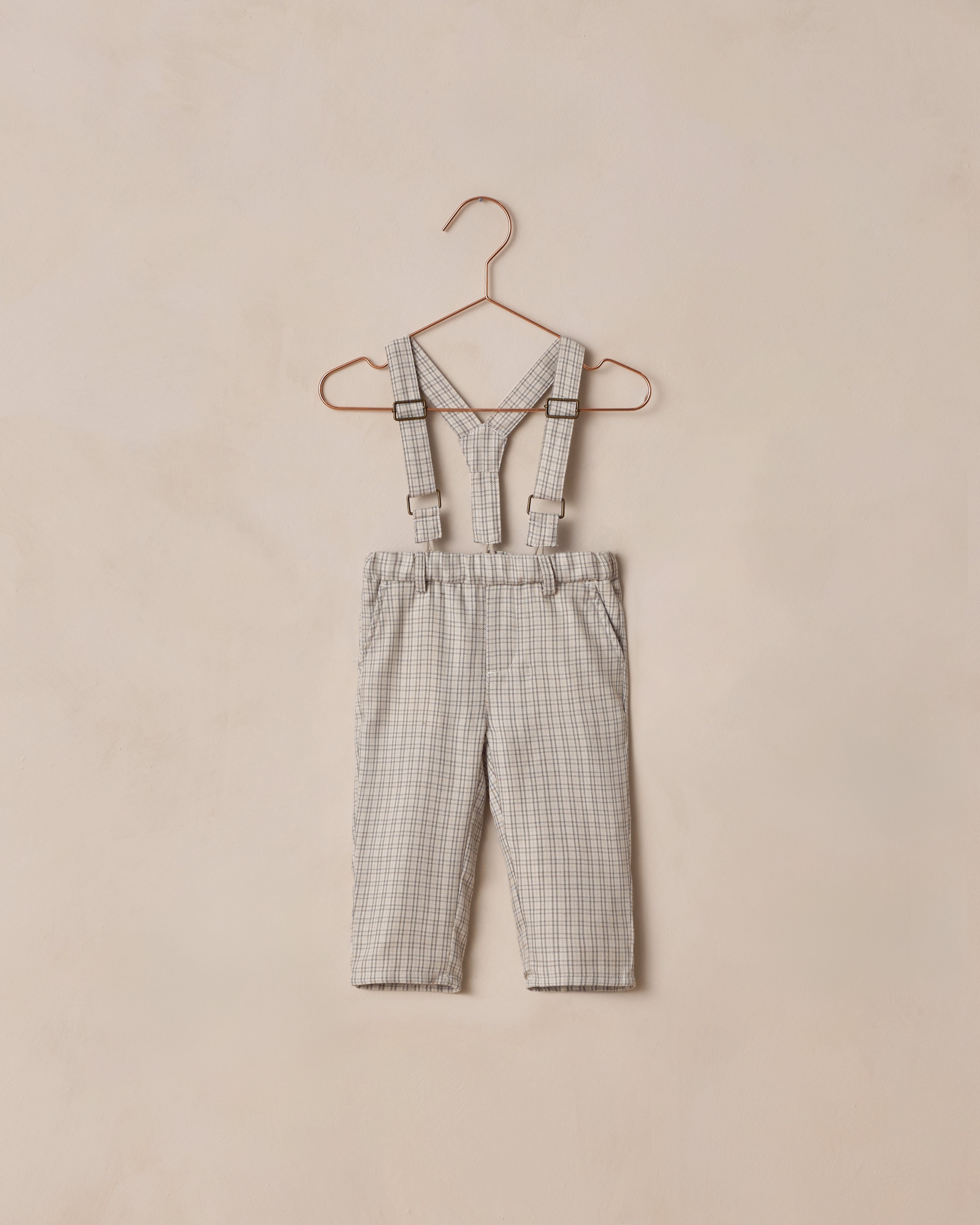 Rylee + Cru ライリーアンドクルー ベビー服 子供服  サスペンダーパンツ　フレンチブルー