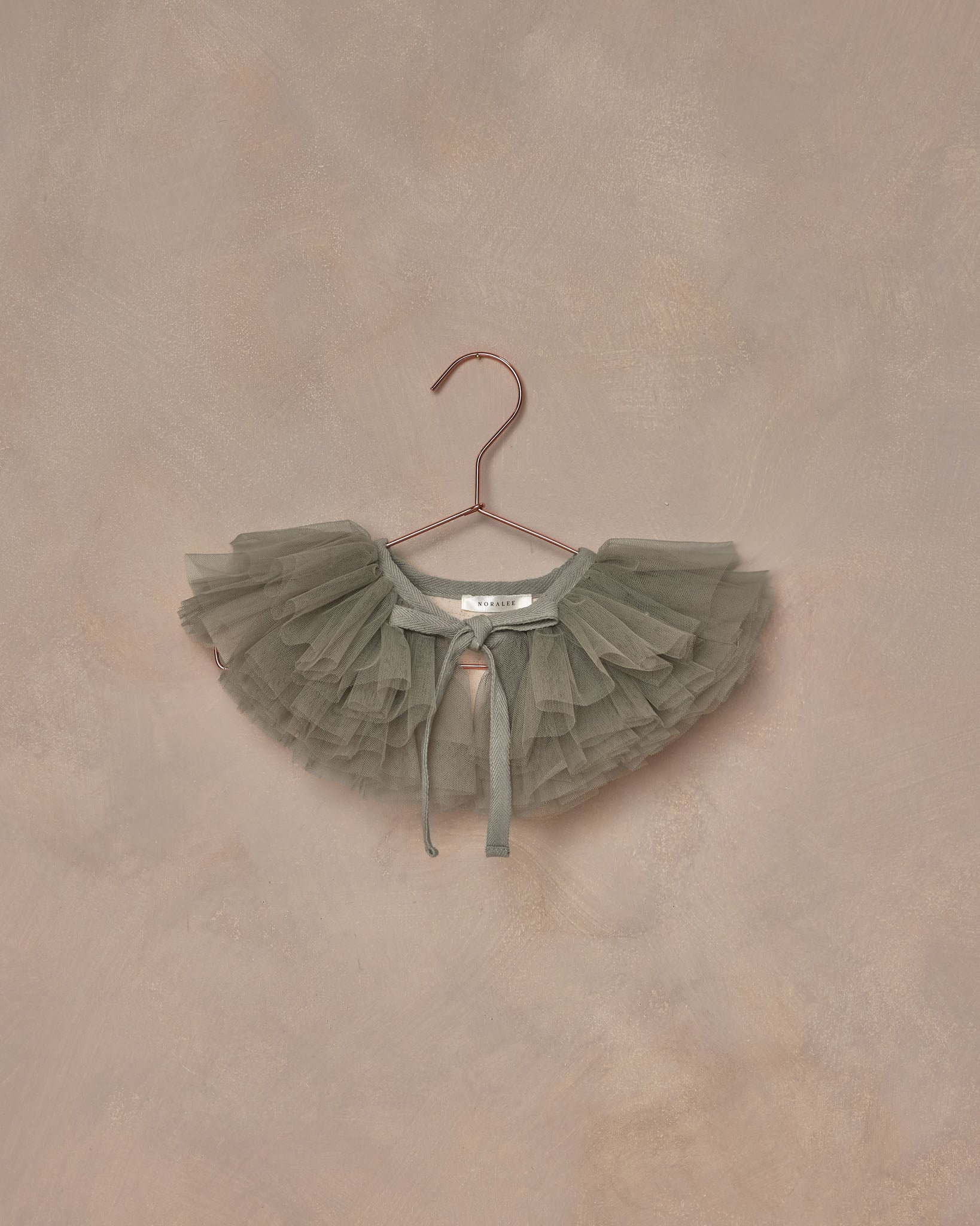 Ruffle Tulle Collar || Pine