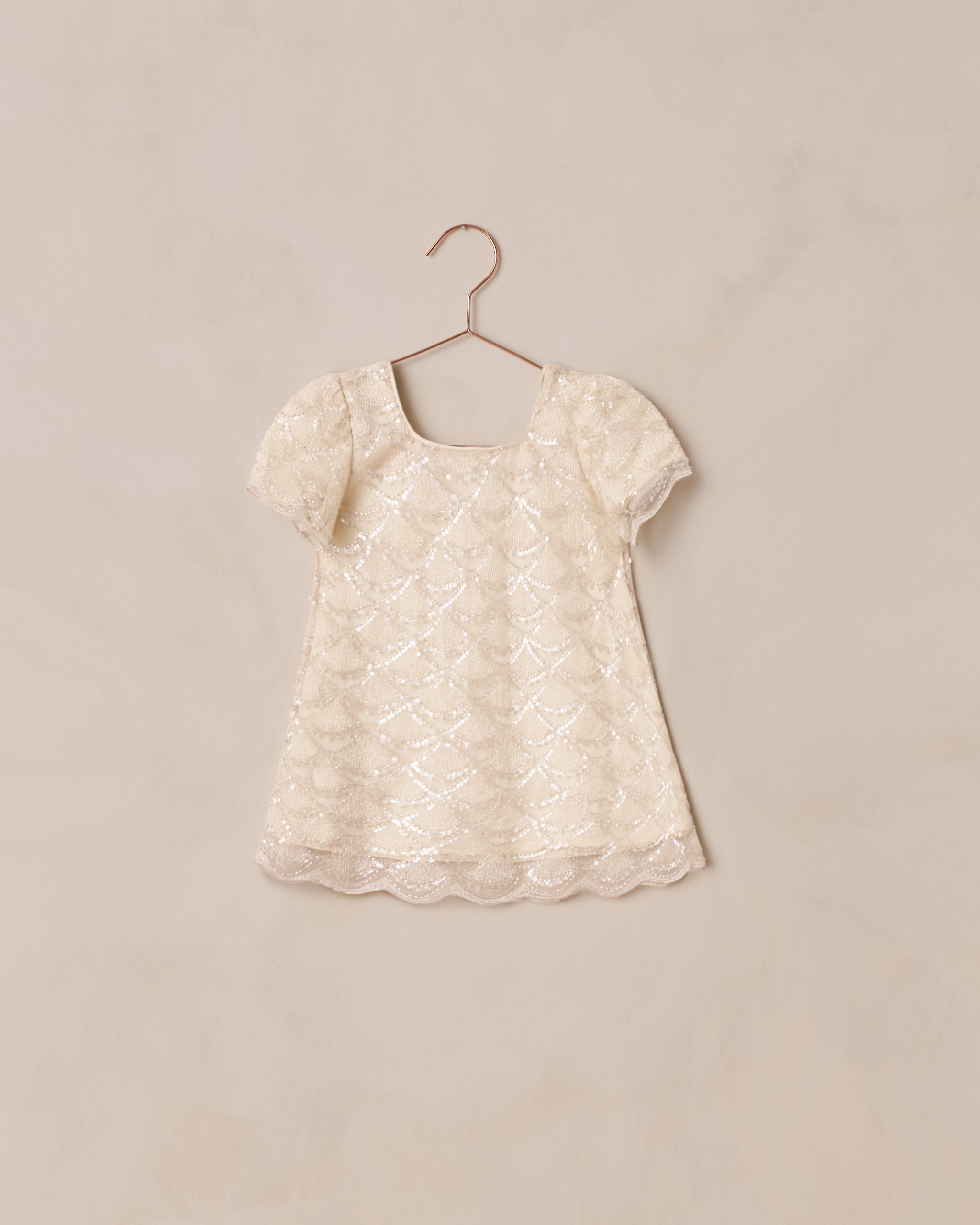 Rylee + Cru ライリーアンドクルー ベビー服 子供服  デイジードレス　シルバーメタリック