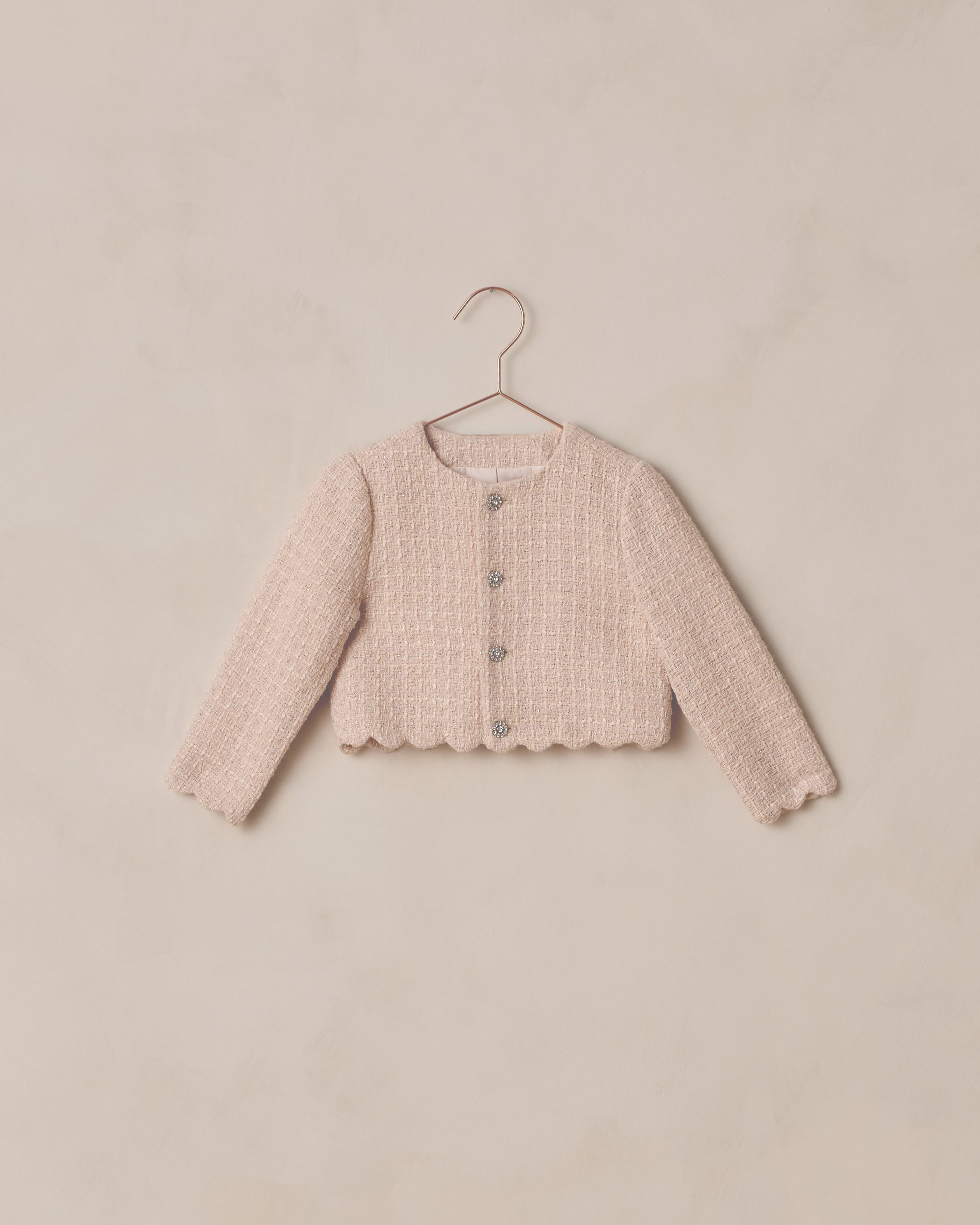 Rylee + Cru ライリーアンドクルー ベビー服 子供服  ツイードジャケット　ローズ
